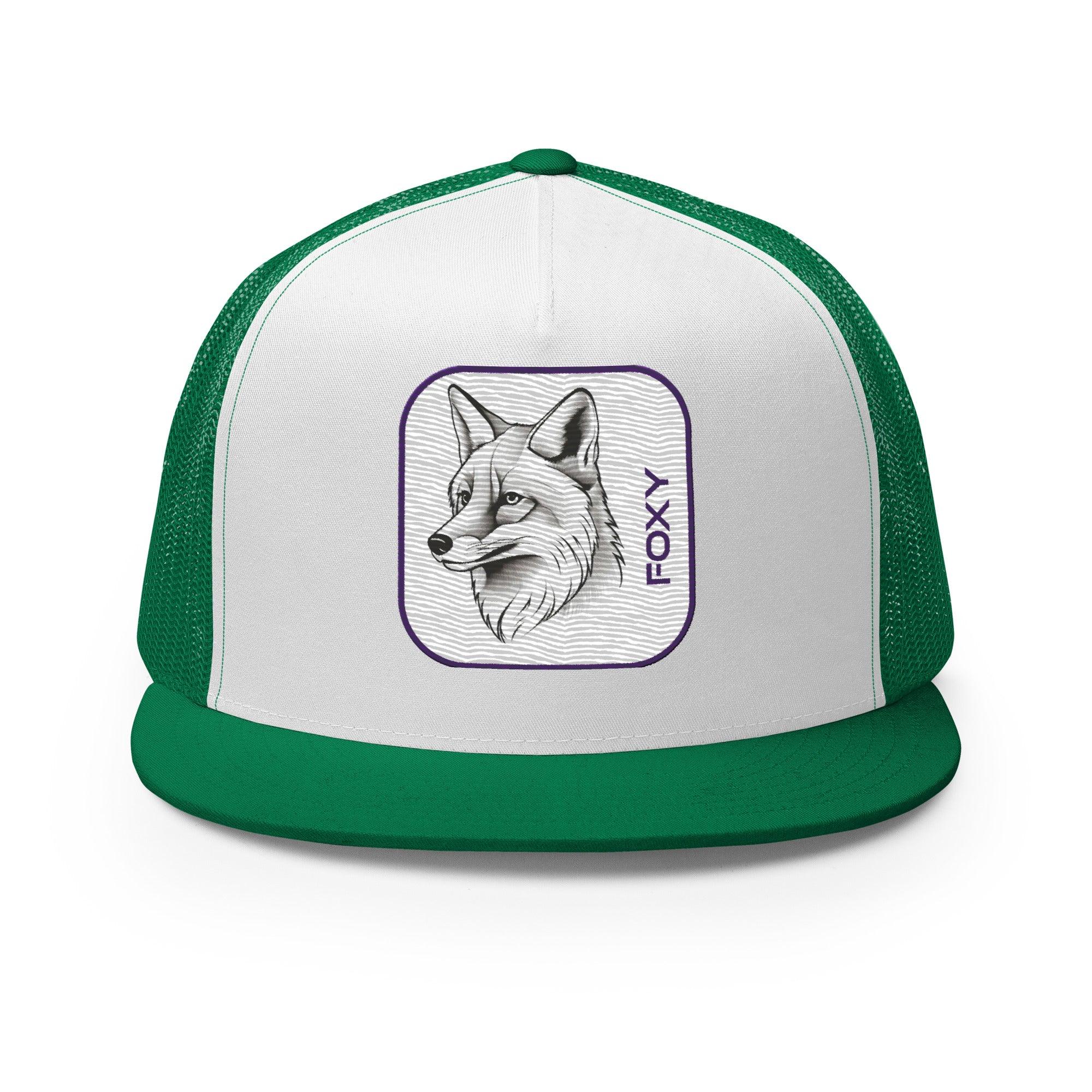 'Foxy' five-panel Trucker Cap - POMA Graphics