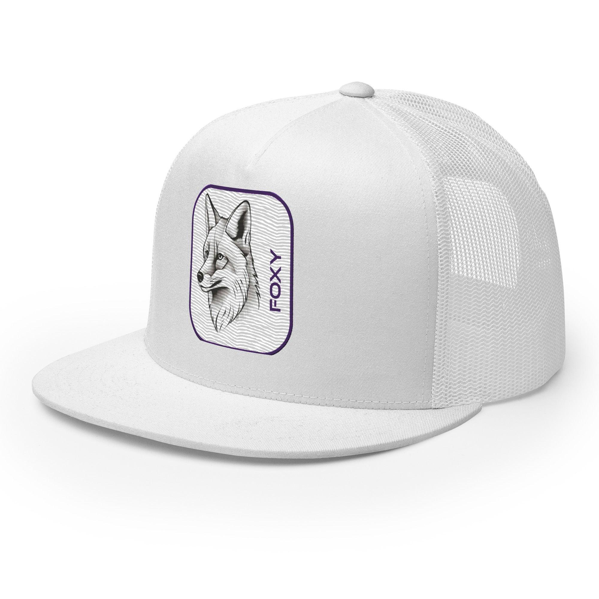 'Foxy' five-panel Trucker Cap - POMA Graphics