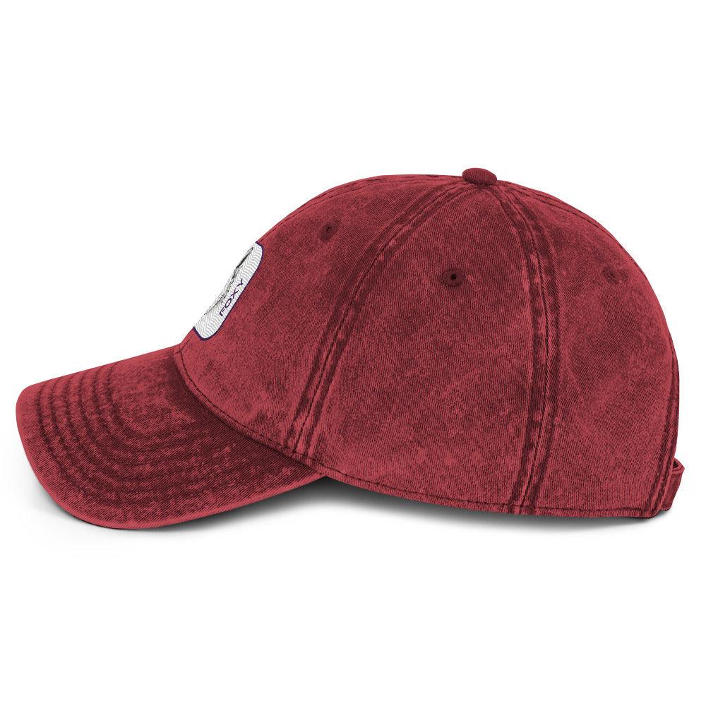 'Foxy' Vintage Cotton Twill Cap - POMA Graphics