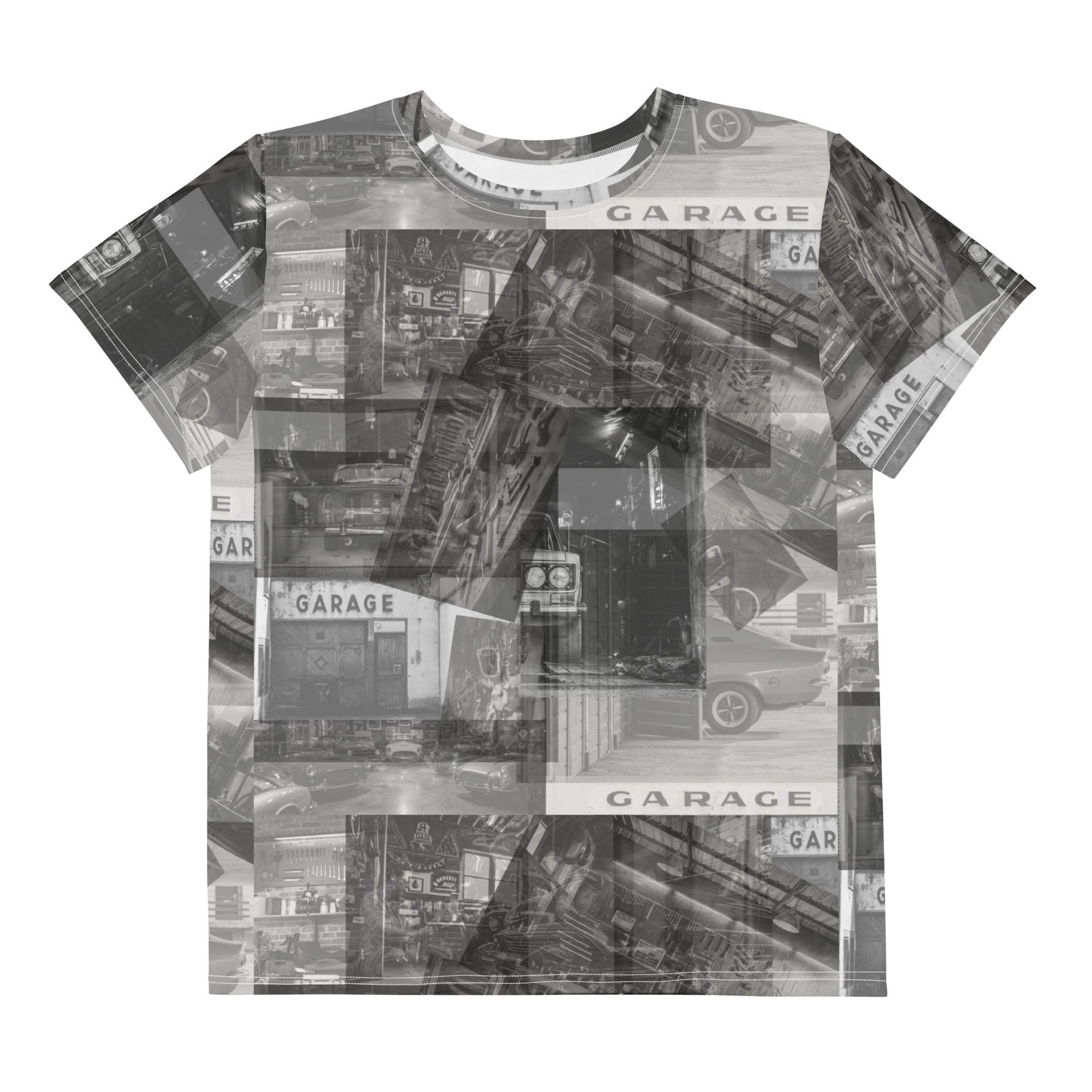 'Garage' Baby Tee - All Over Print - POMA Graphics