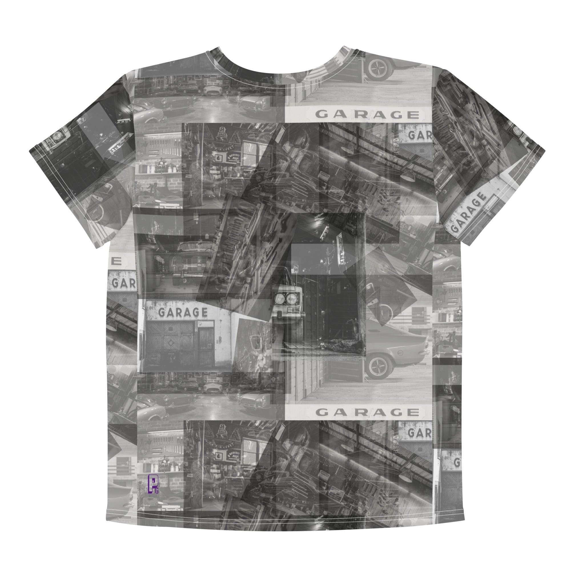 'Garage' Baby Tee - All Over Print - POMA Graphics