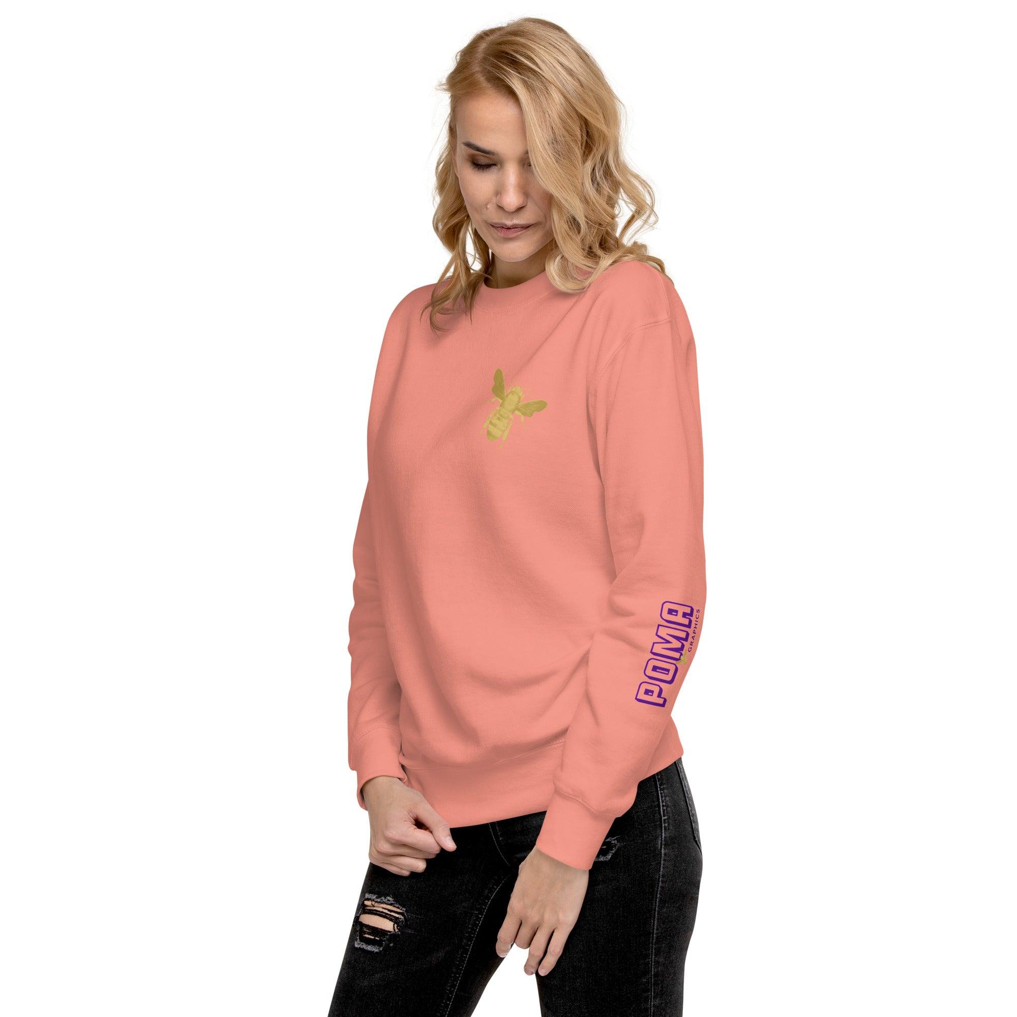 'Gold Edition Bee' Boyfriend Premium Sweatshirt - POMA Graphics