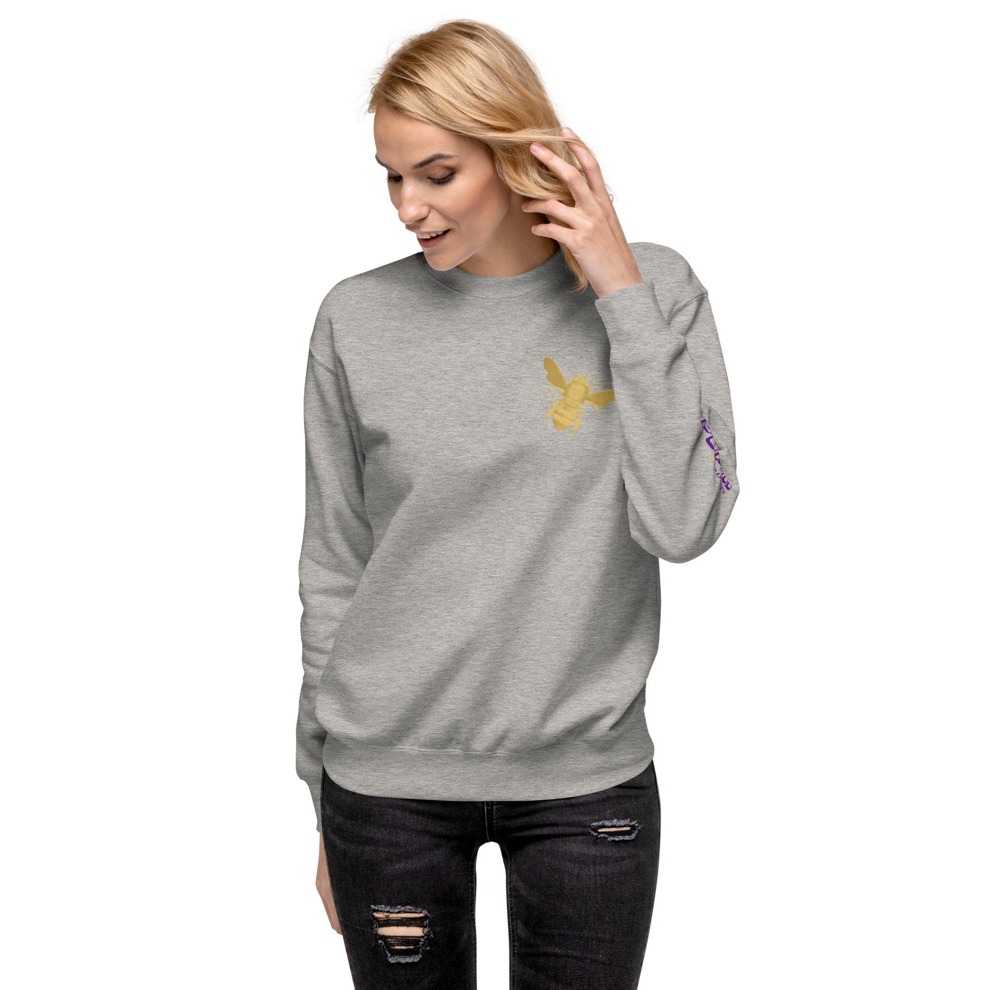 'Gold Edition Bee' Boyfriend Premium Sweatshirt - POMA Graphics