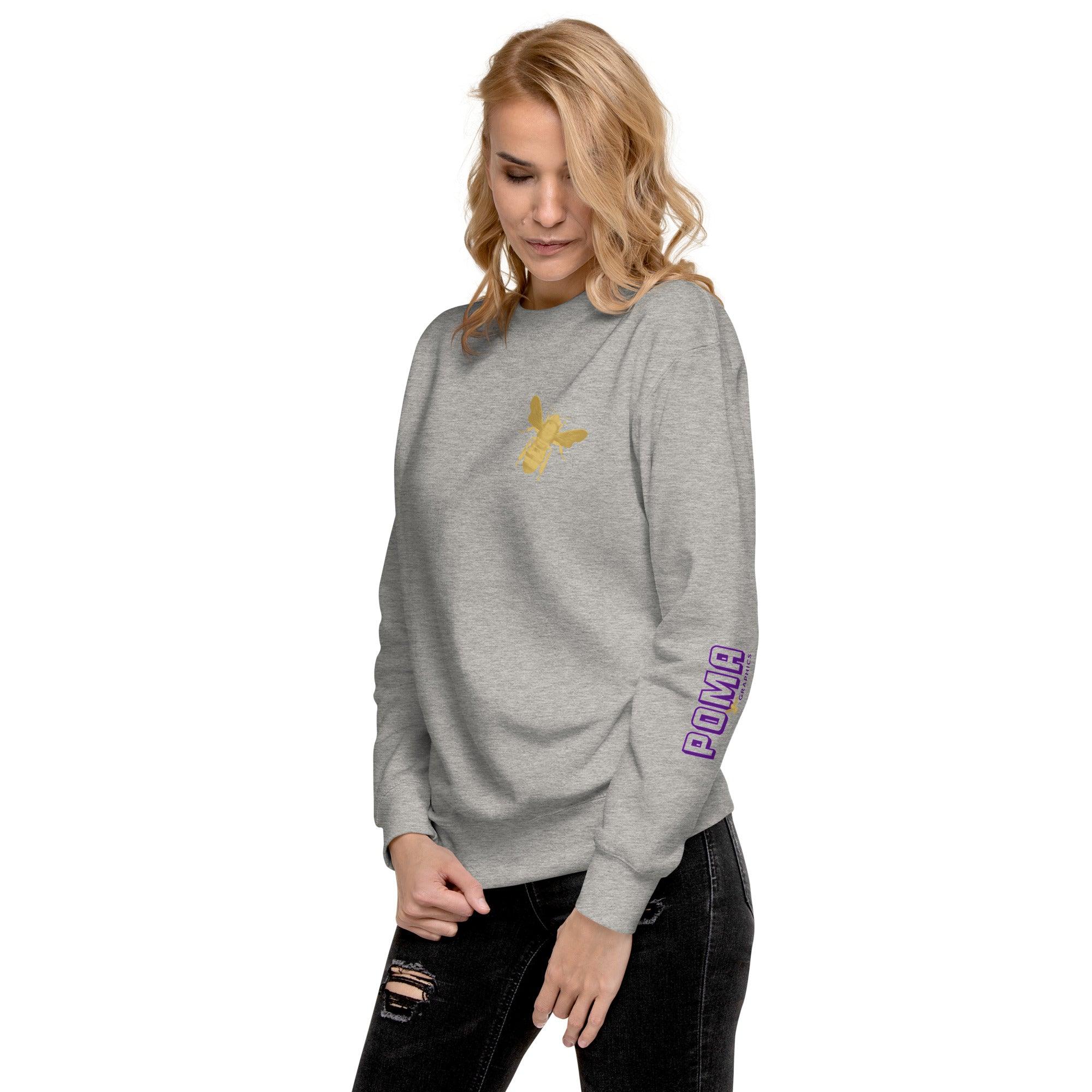 'Gold Edition Bee' Boyfriend Premium Sweatshirt - POMA Graphics