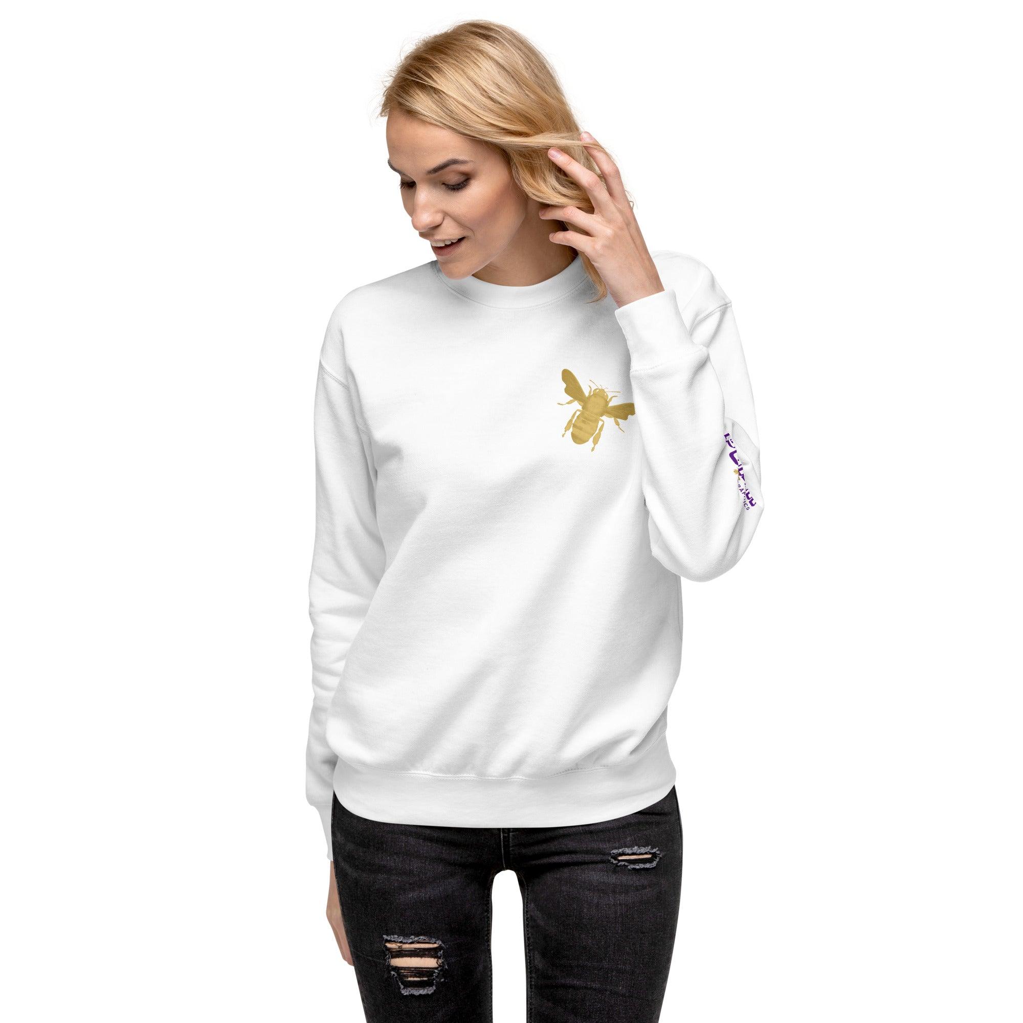 'Gold Edition Bee' Boyfriend Premium Sweatshirt - POMA Graphics