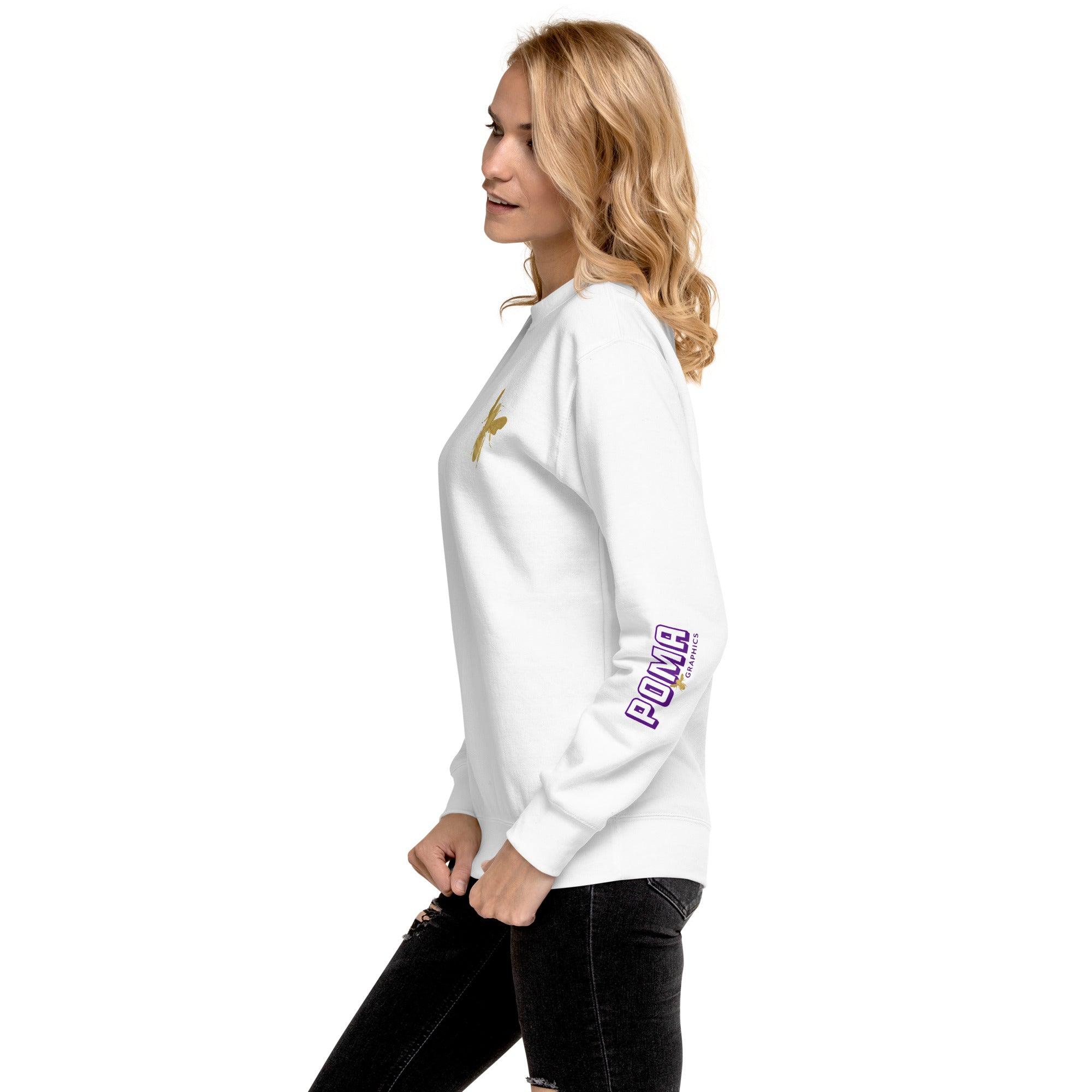 'Gold Edition Bee' Boyfriend Premium Sweatshirt - POMA Graphics