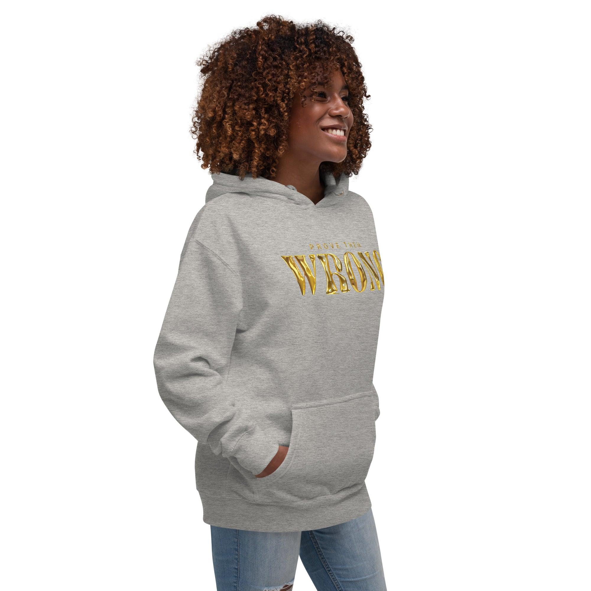 'Gold Edition Prove Them Wrong' Boyfriend Premium Hoodie - POMA Graphics