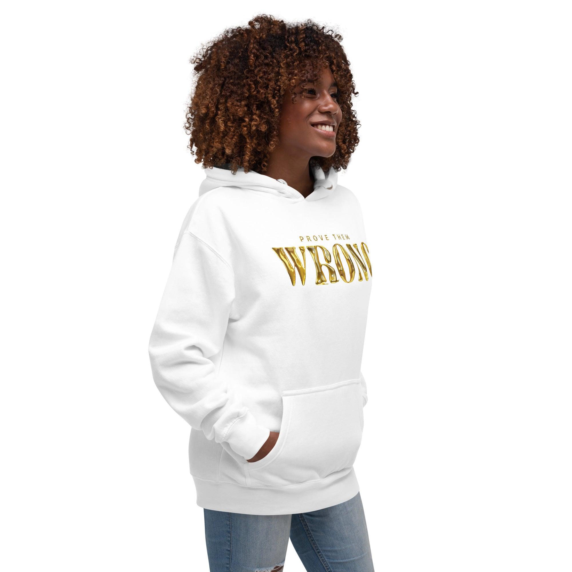 'Gold Edition Prove Them Wrong' Boyfriend Premium Hoodie - POMA Graphics