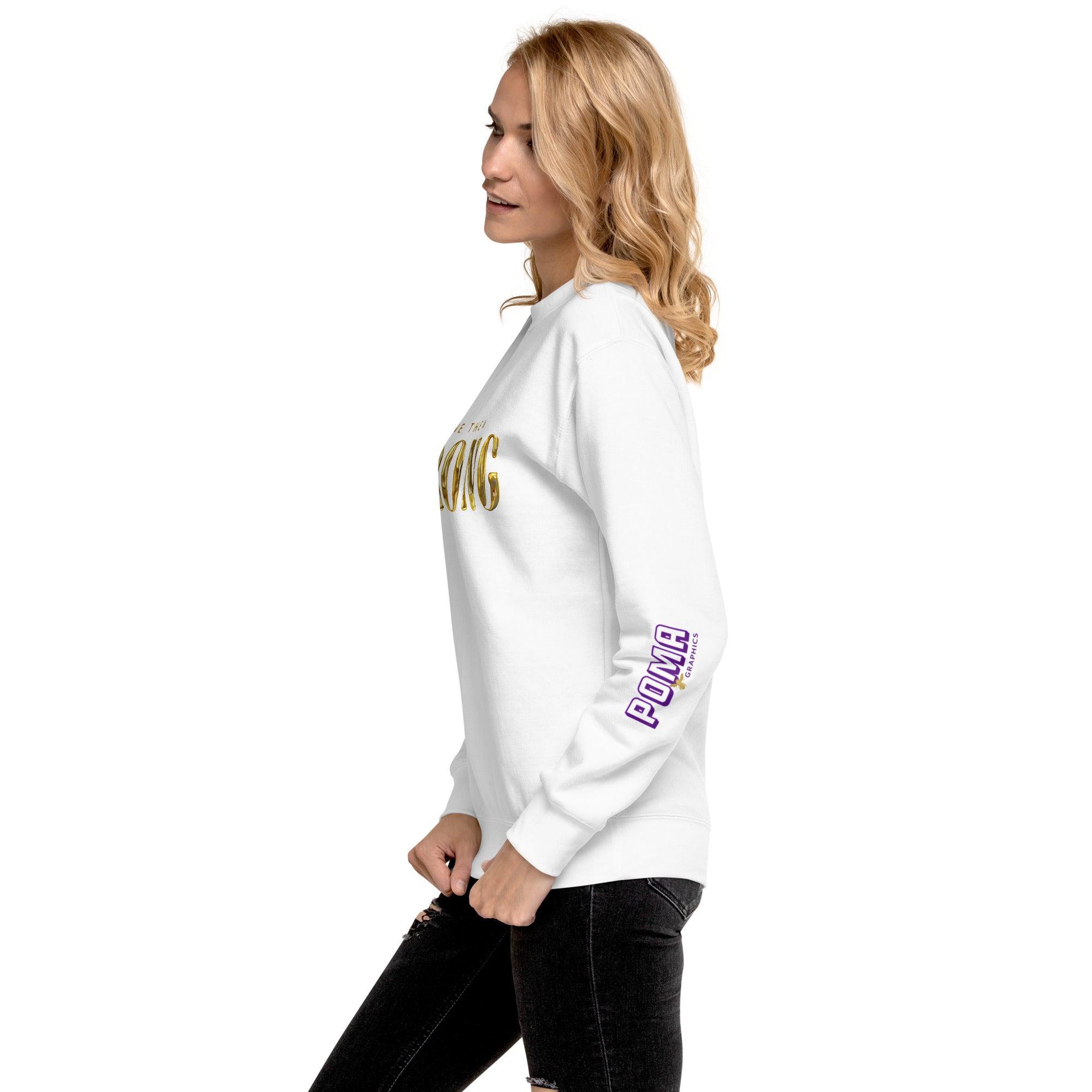 'Gold Edition Prove Them Wrong' Boyfriend Premium Sweatshirt - POMA Graphics