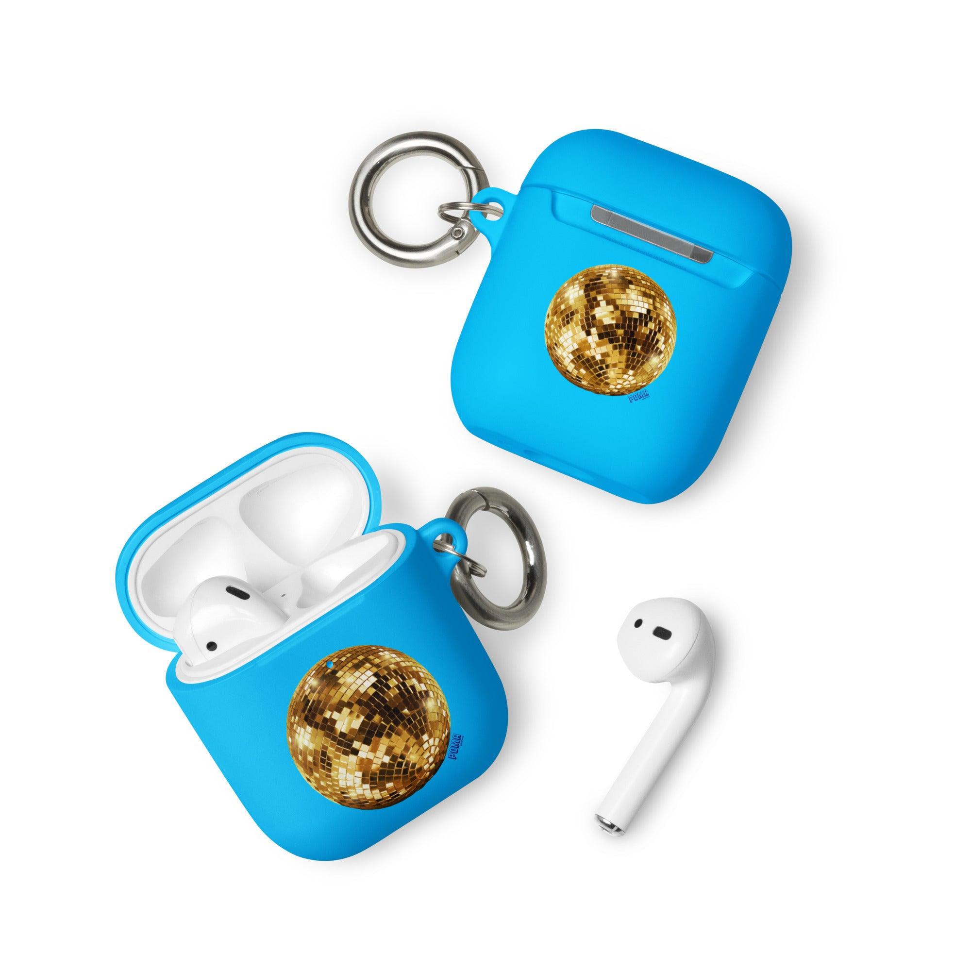 'Golden Disco Ball' Rubber Case for AirPods® - POMA Graphics