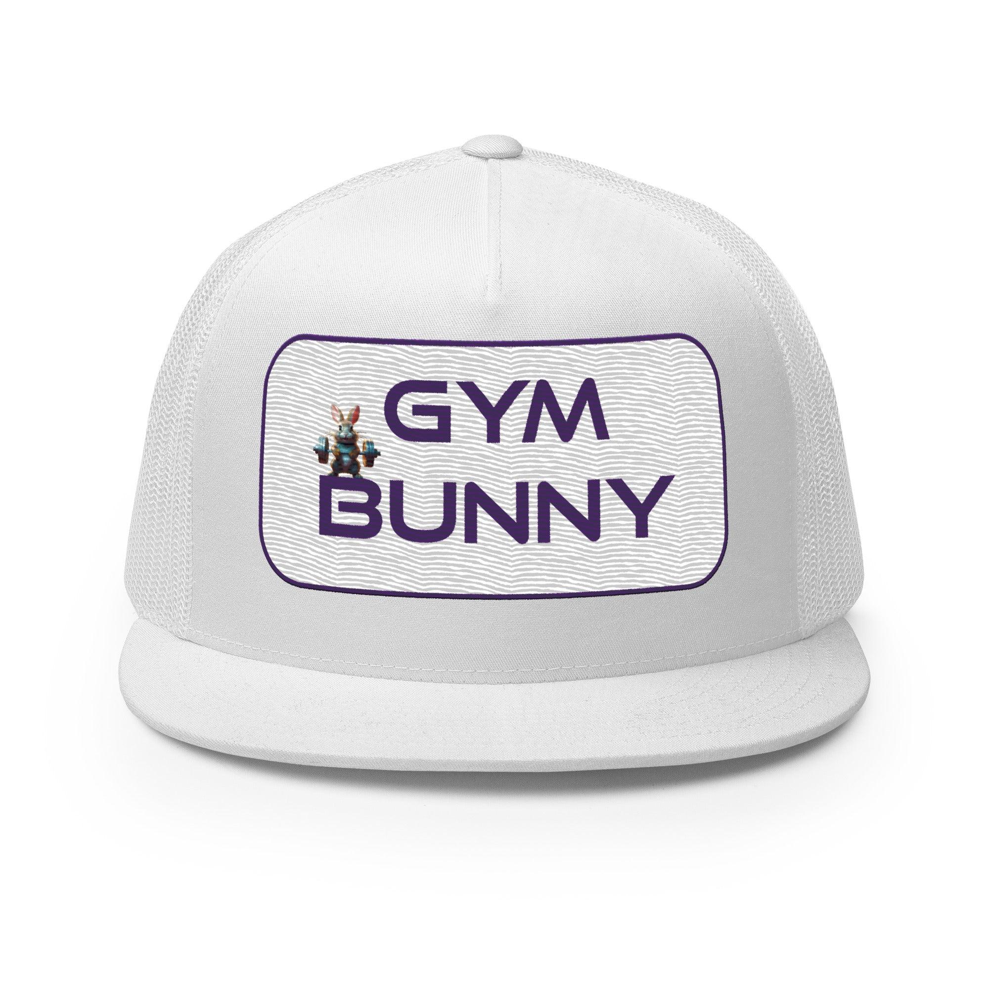 'Gym Bunny' five-panel Trucker Cap - POMA Graphics