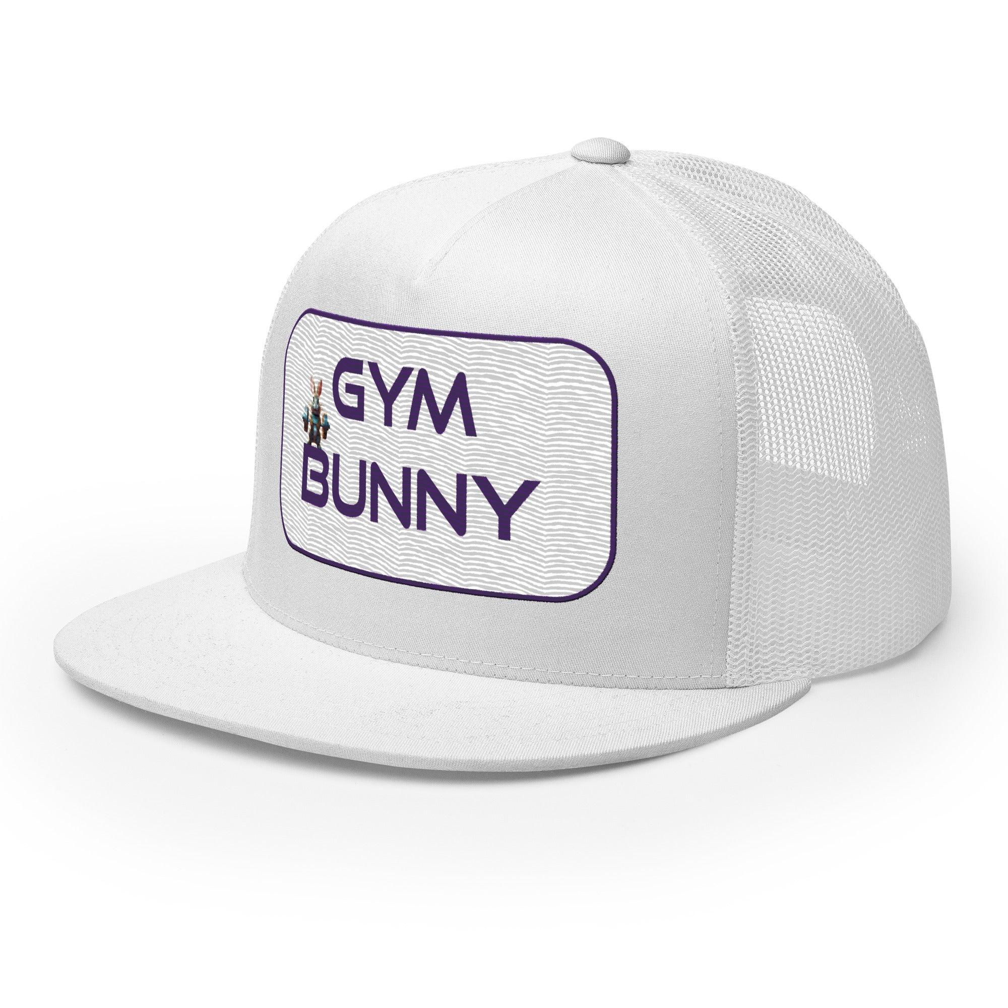 'Gym Bunny' five-panel Trucker Cap - POMA Graphics