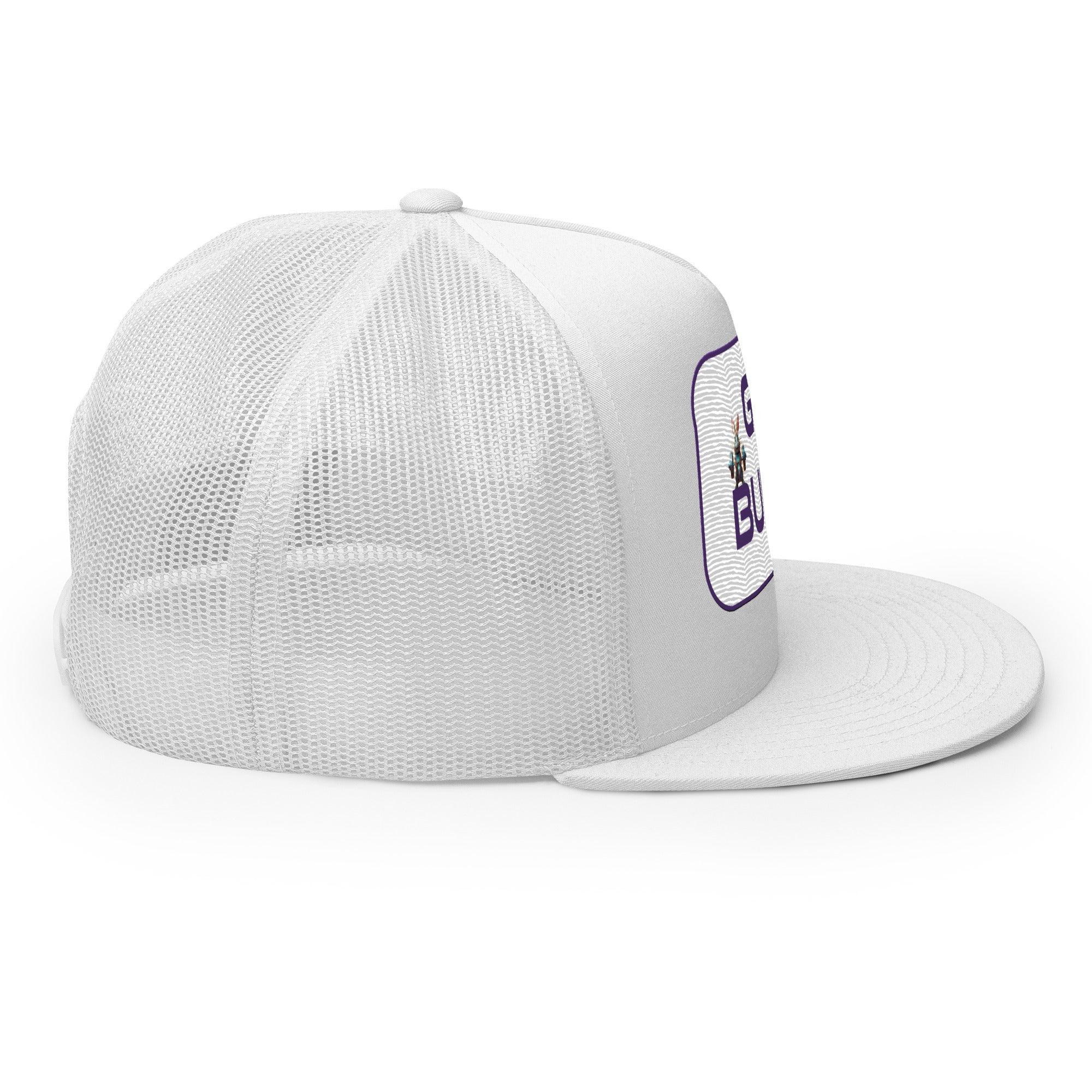 'Gym Bunny' five-panel Trucker Cap - POMA Graphics