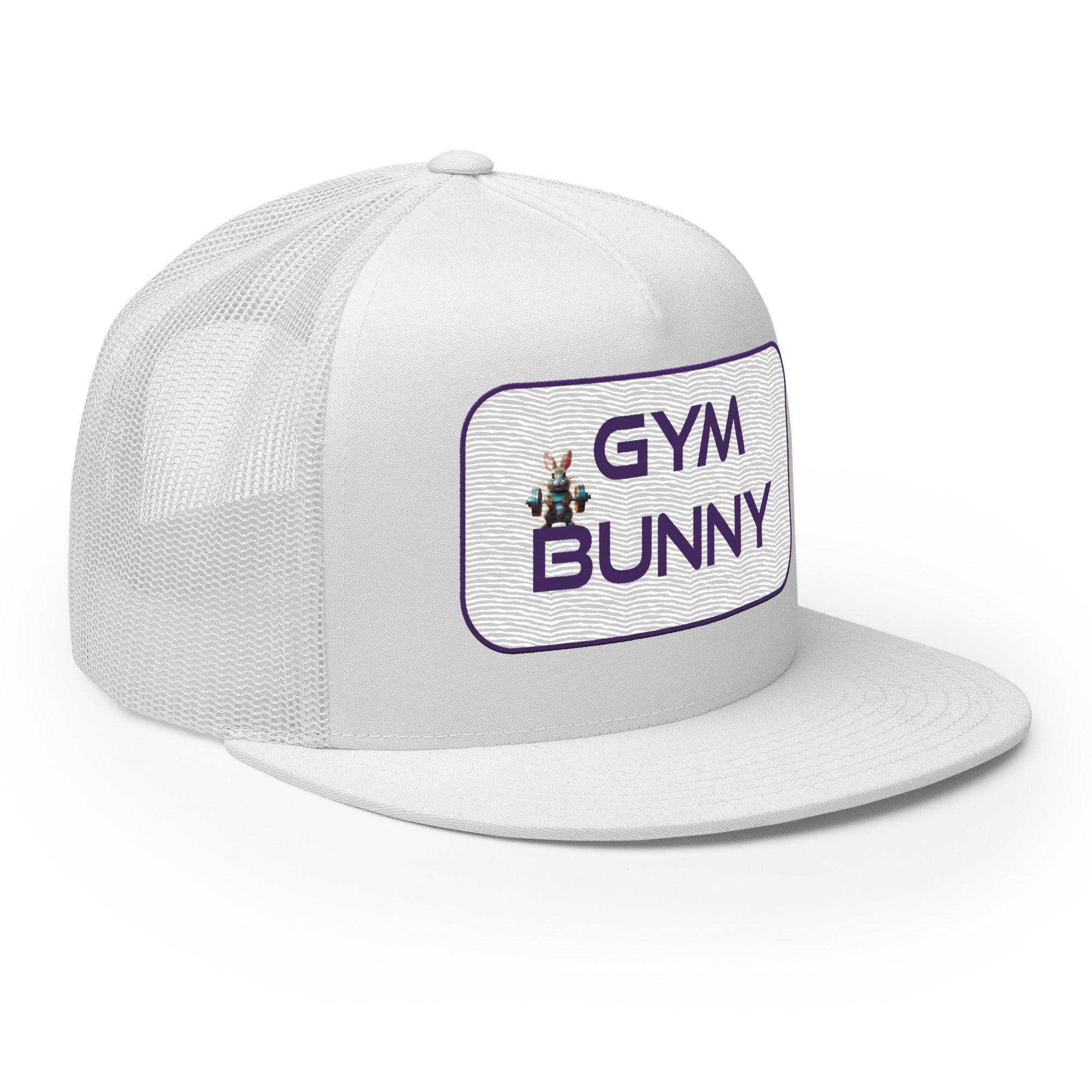 'Gym Bunny' five-panel Trucker Cap - POMA Graphics