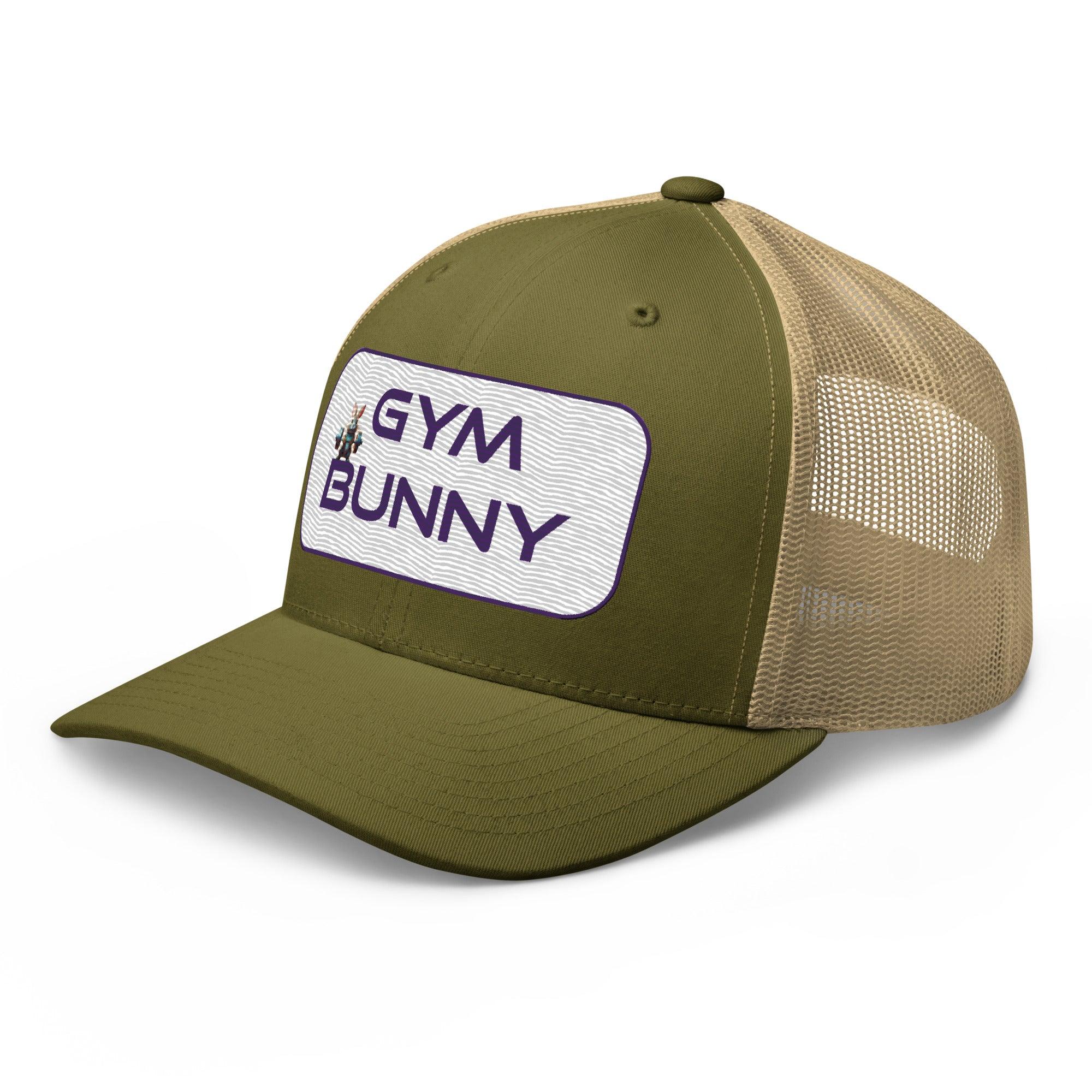 'Gym Bunny' Retro Trucker Cap - POMA Graphics