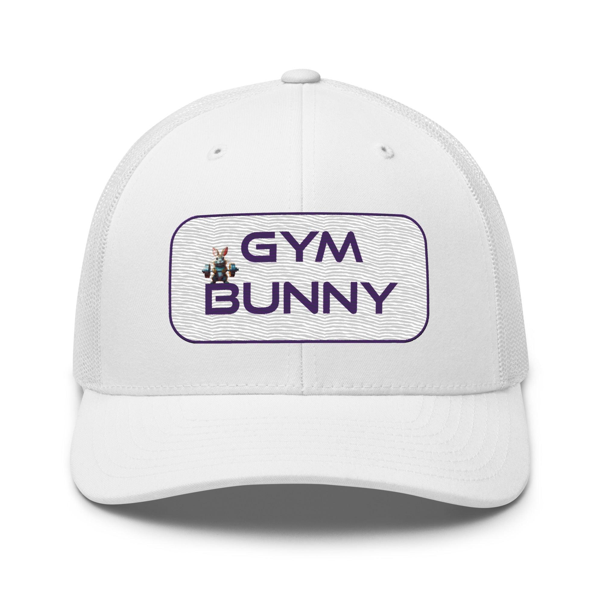 'Gym Bunny' Retro Trucker Cap - POMA Graphics