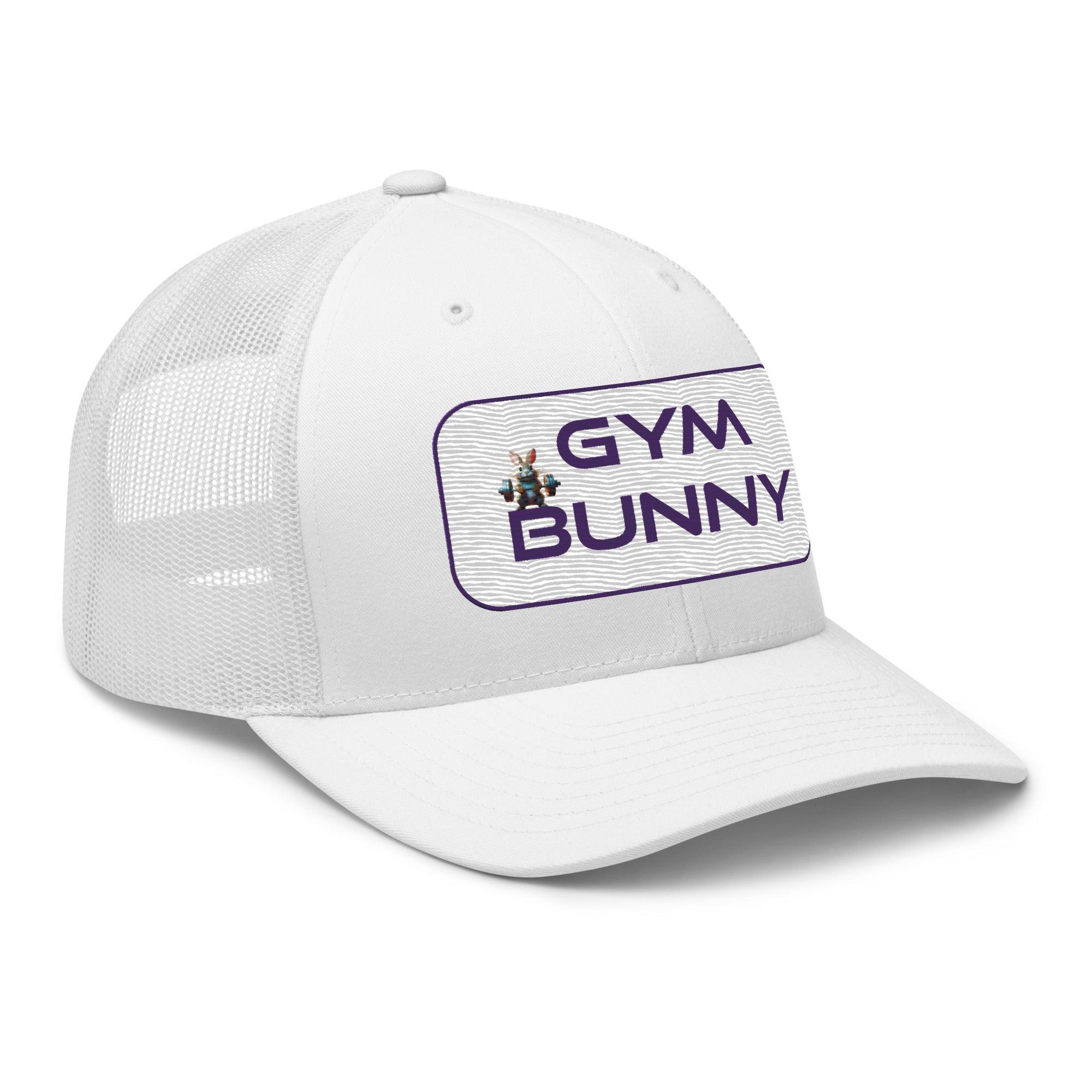 'Gym Bunny' Retro Trucker Cap - POMA Graphics