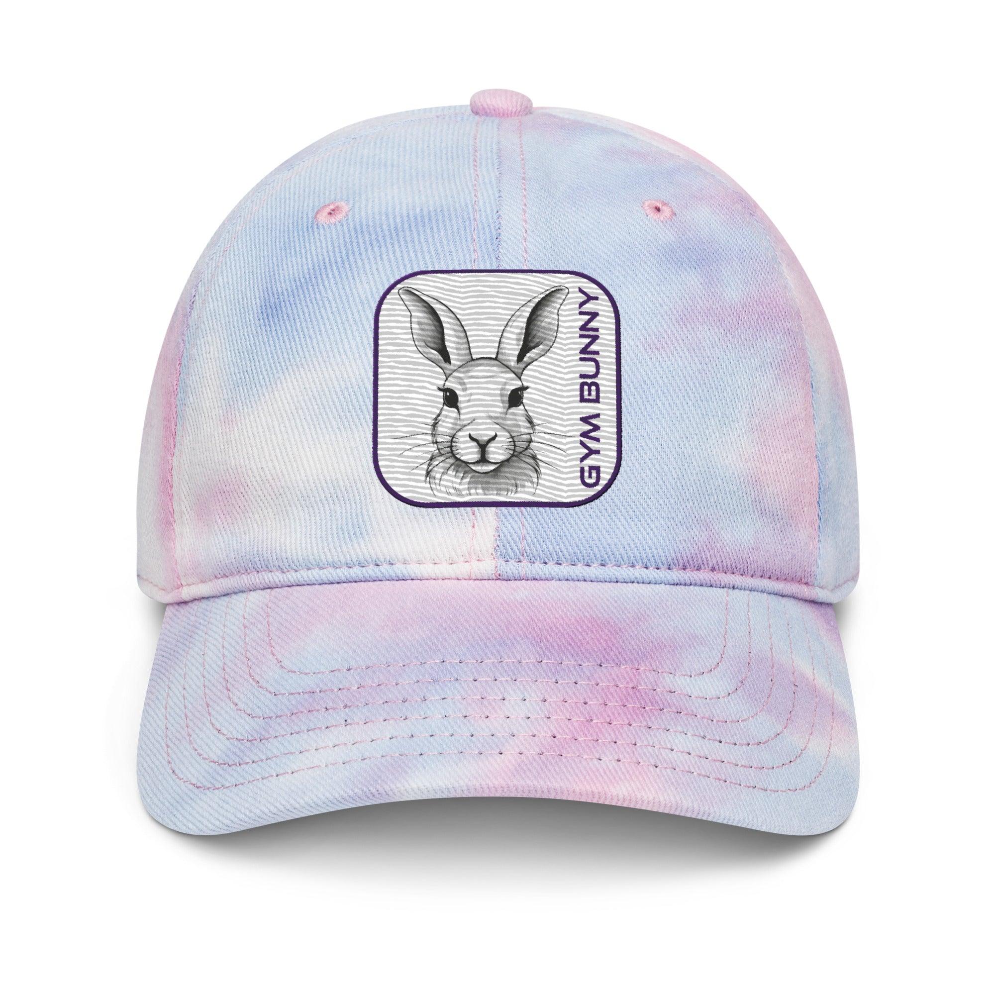 'Gym Bunny' Tie dye hat - POMA Graphics