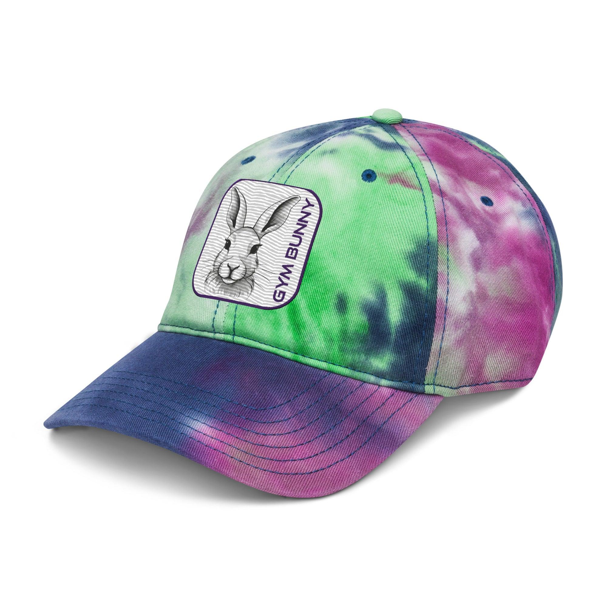 'Gym Bunny' Tie dye hat - POMA Graphics