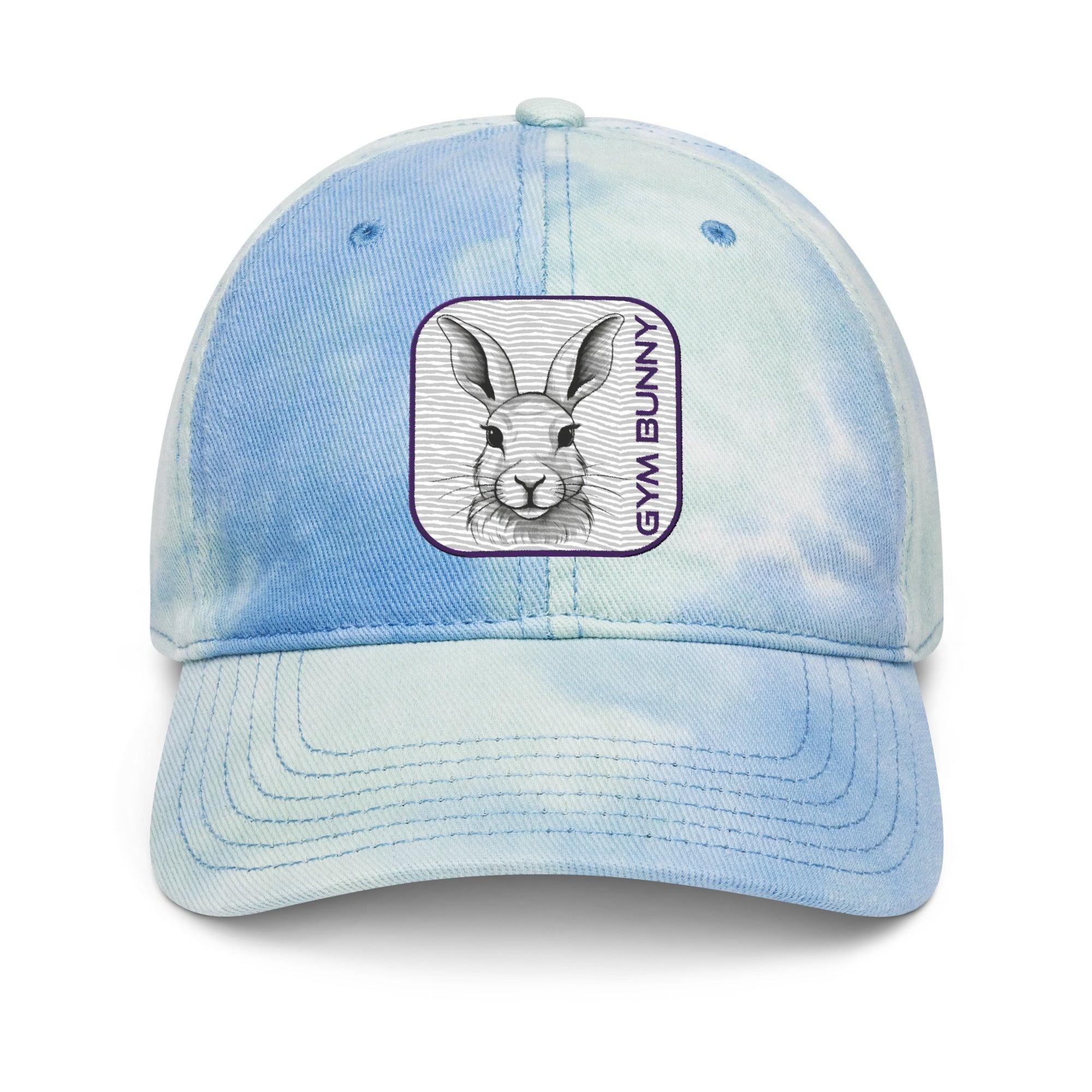 'Gym Bunny' Tie dye hat - POMA Graphics