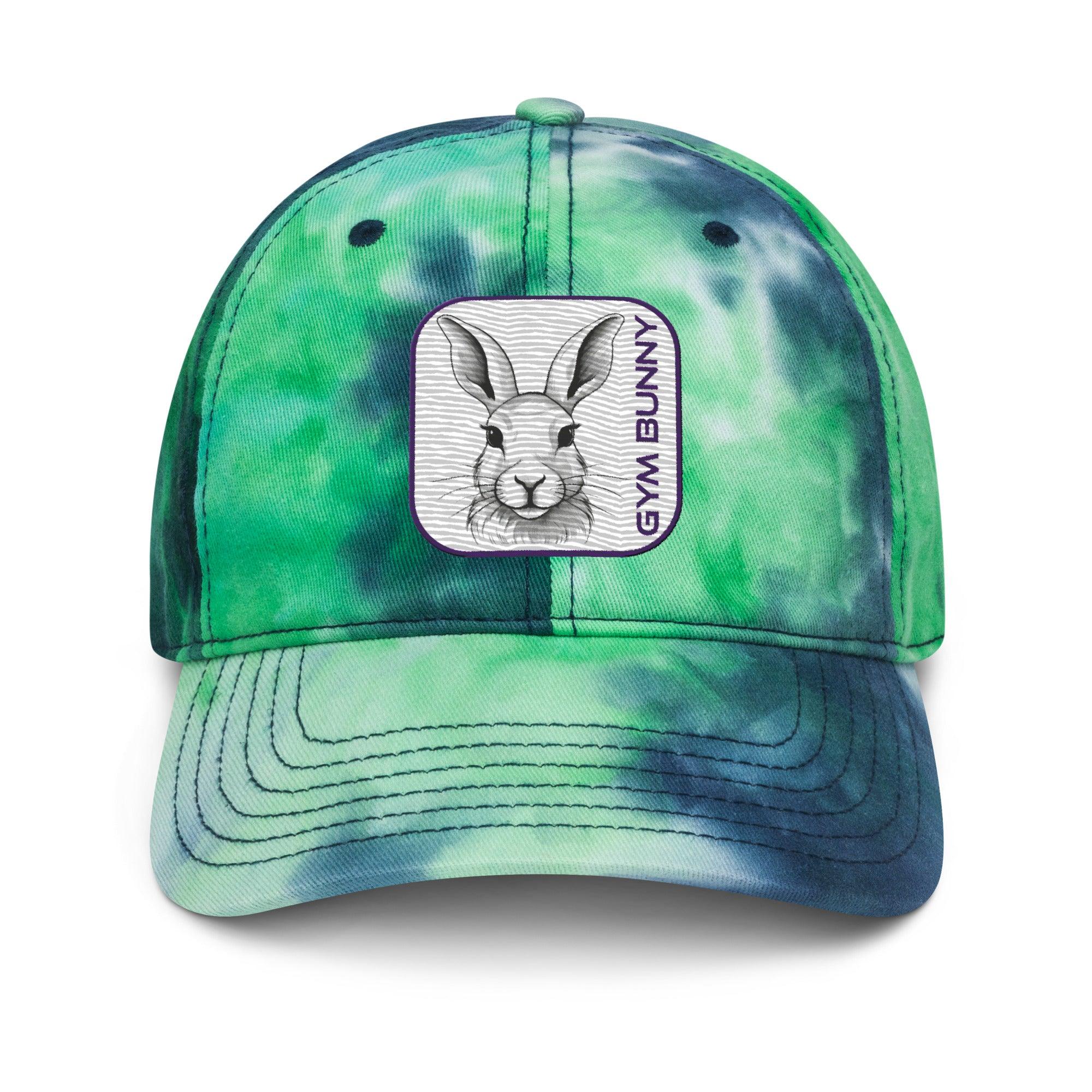 'Gym Bunny' Tie dye hat - POMA Graphics