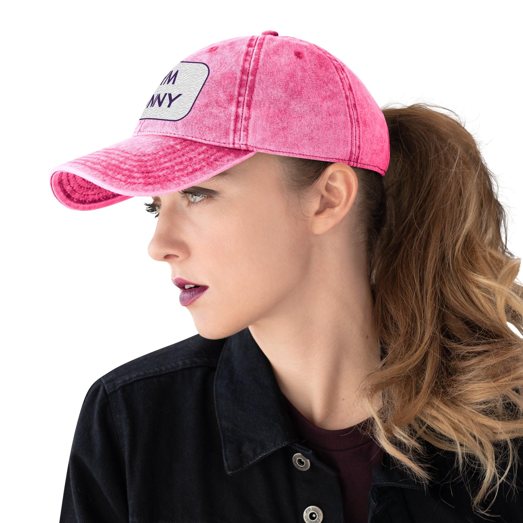 'Gym Bunny' Vintage Cotton Twill Cap - POMA Graphics