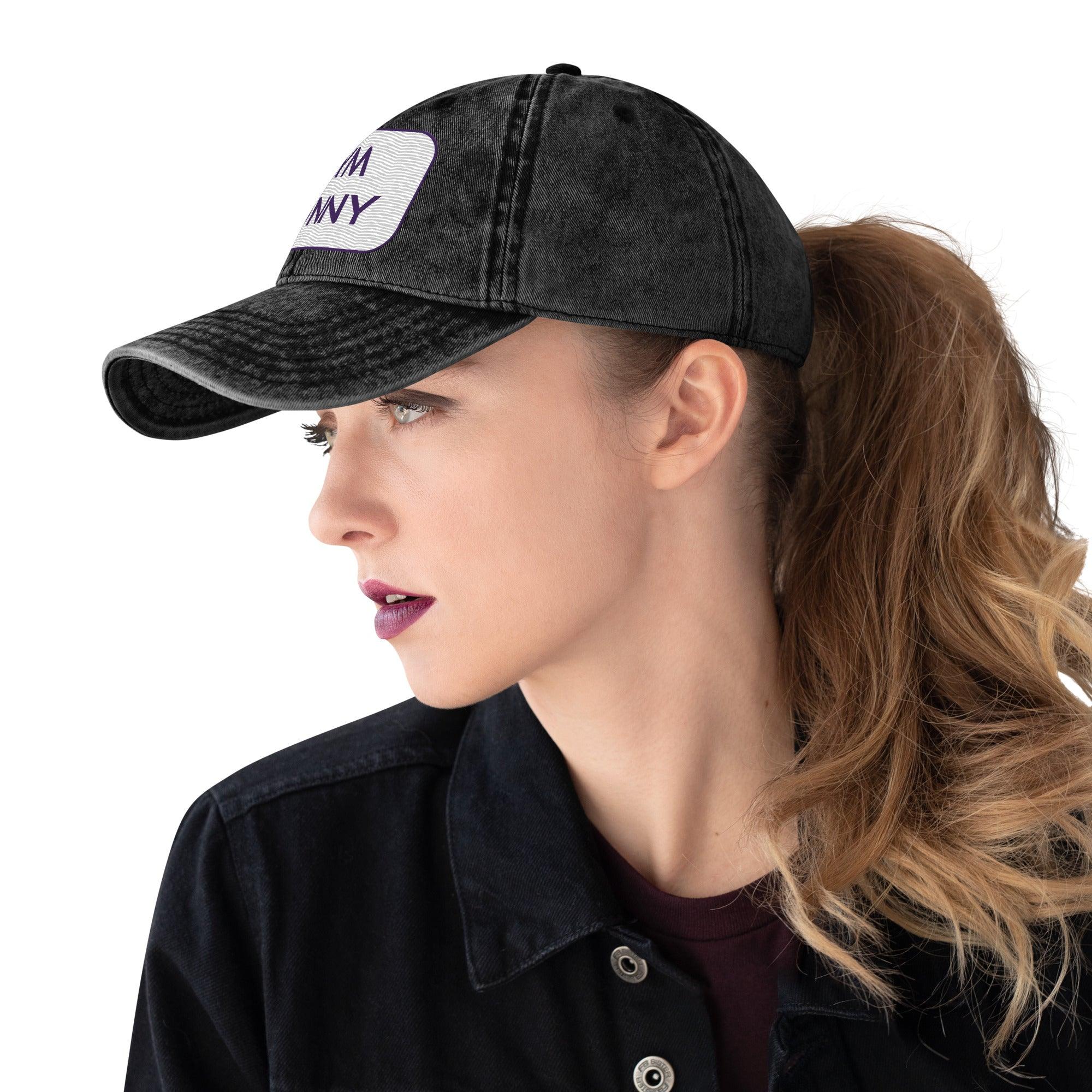 'Gym Bunny' Vintage Cotton Twill Cap - POMA Graphics