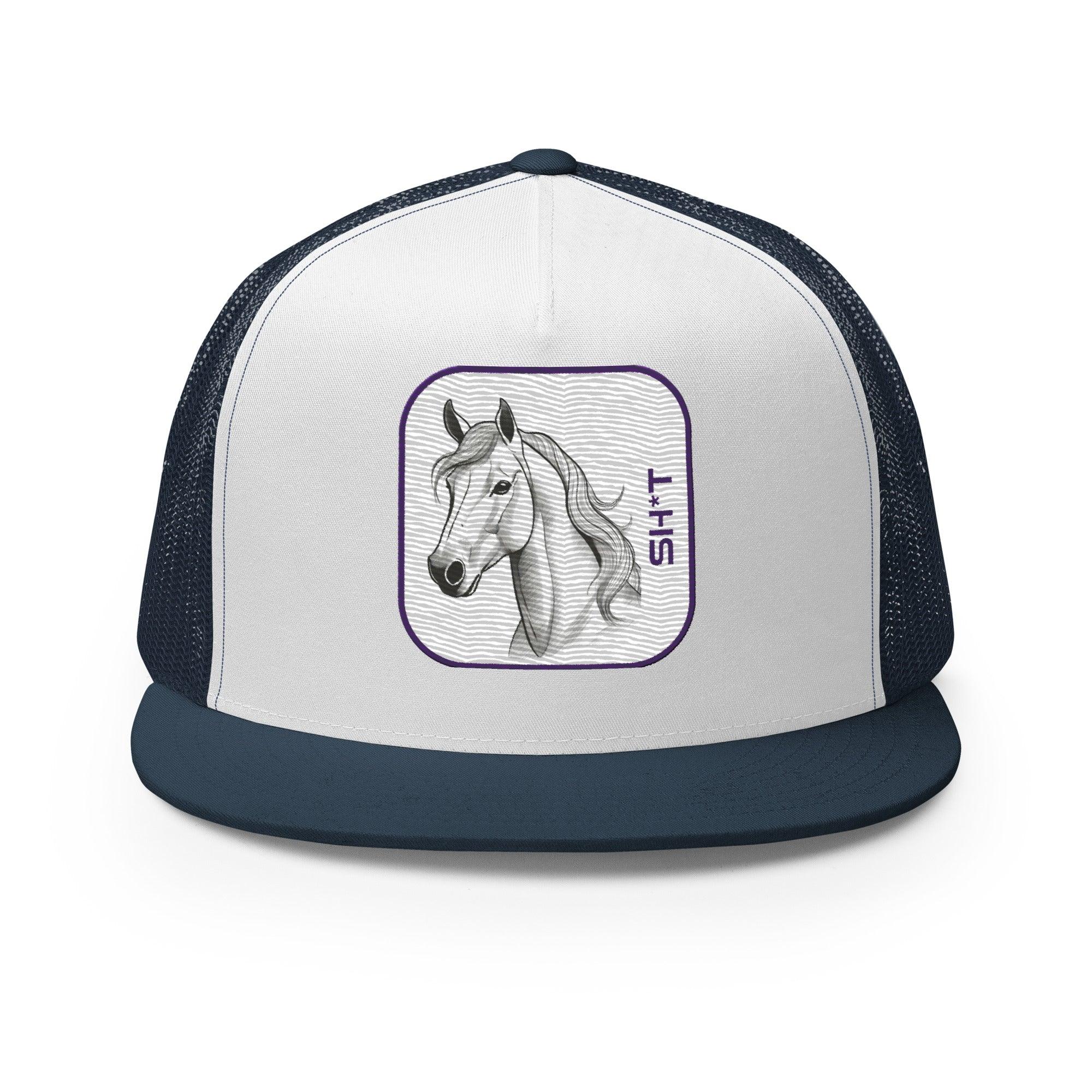 'Horse Sh*t' five-panel Trucker Cap - POMA Graphics