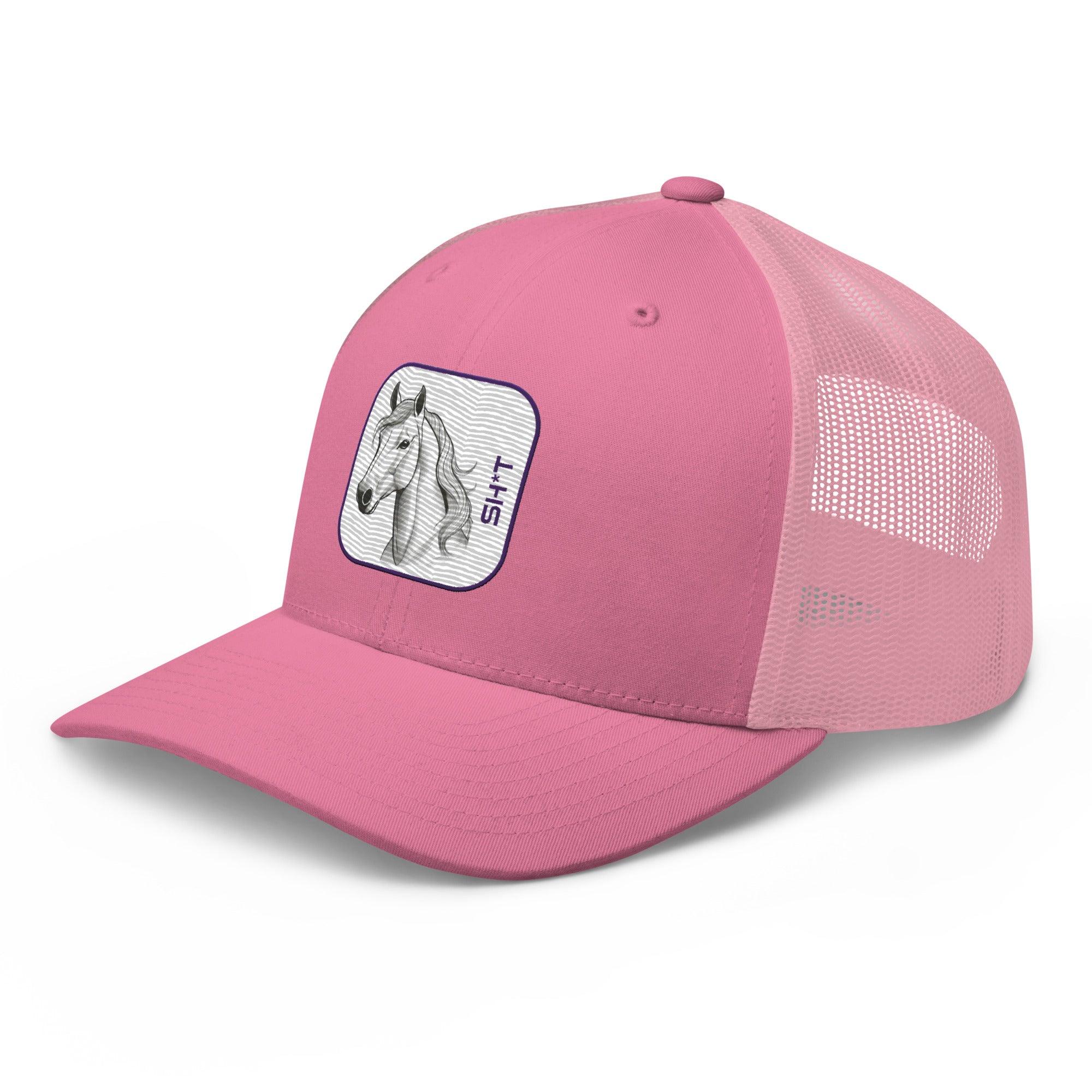 'Horse Sh*t' Retro Trucker Cap - POMA Graphics