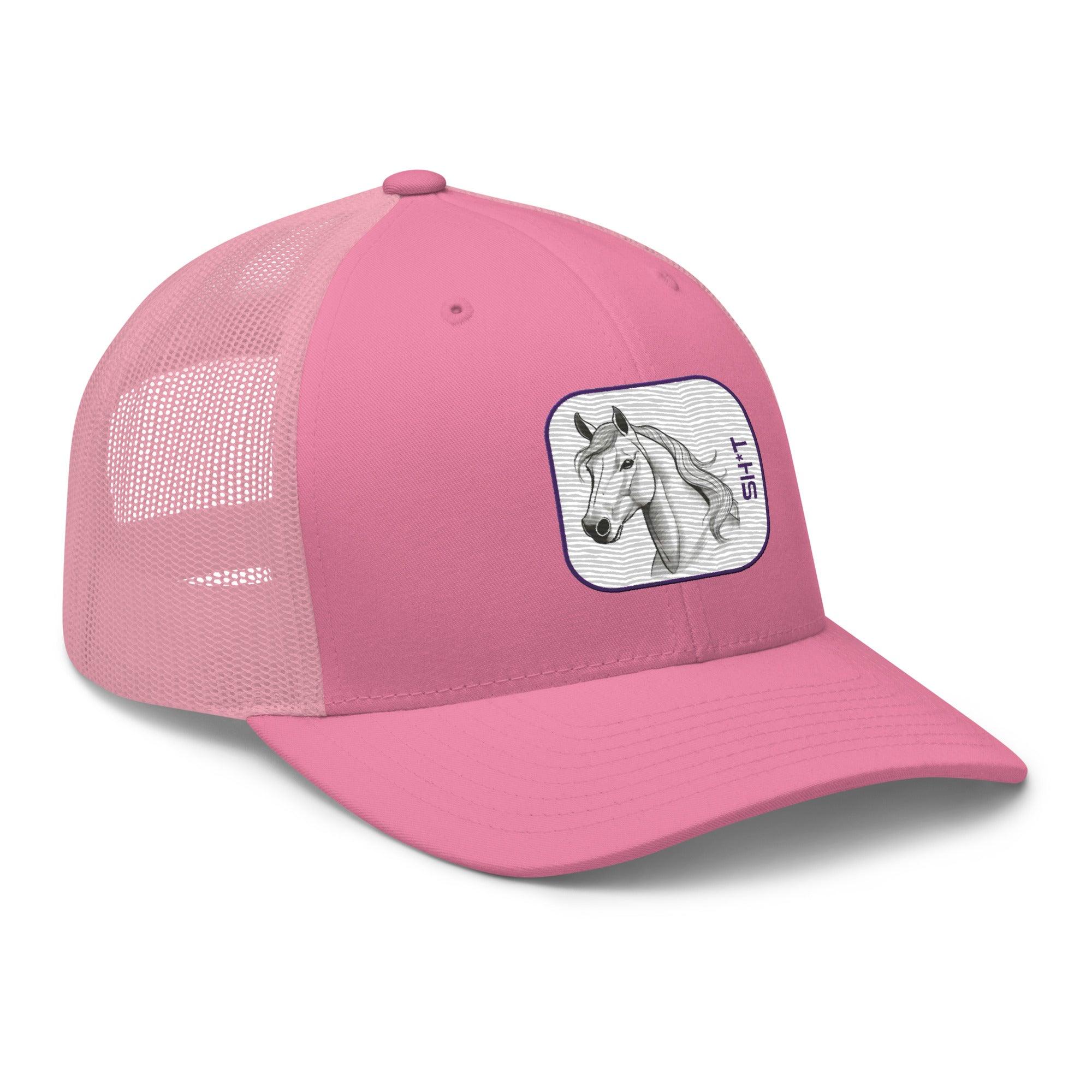 'Horse Sh*t' Retro Trucker Cap - POMA Graphics