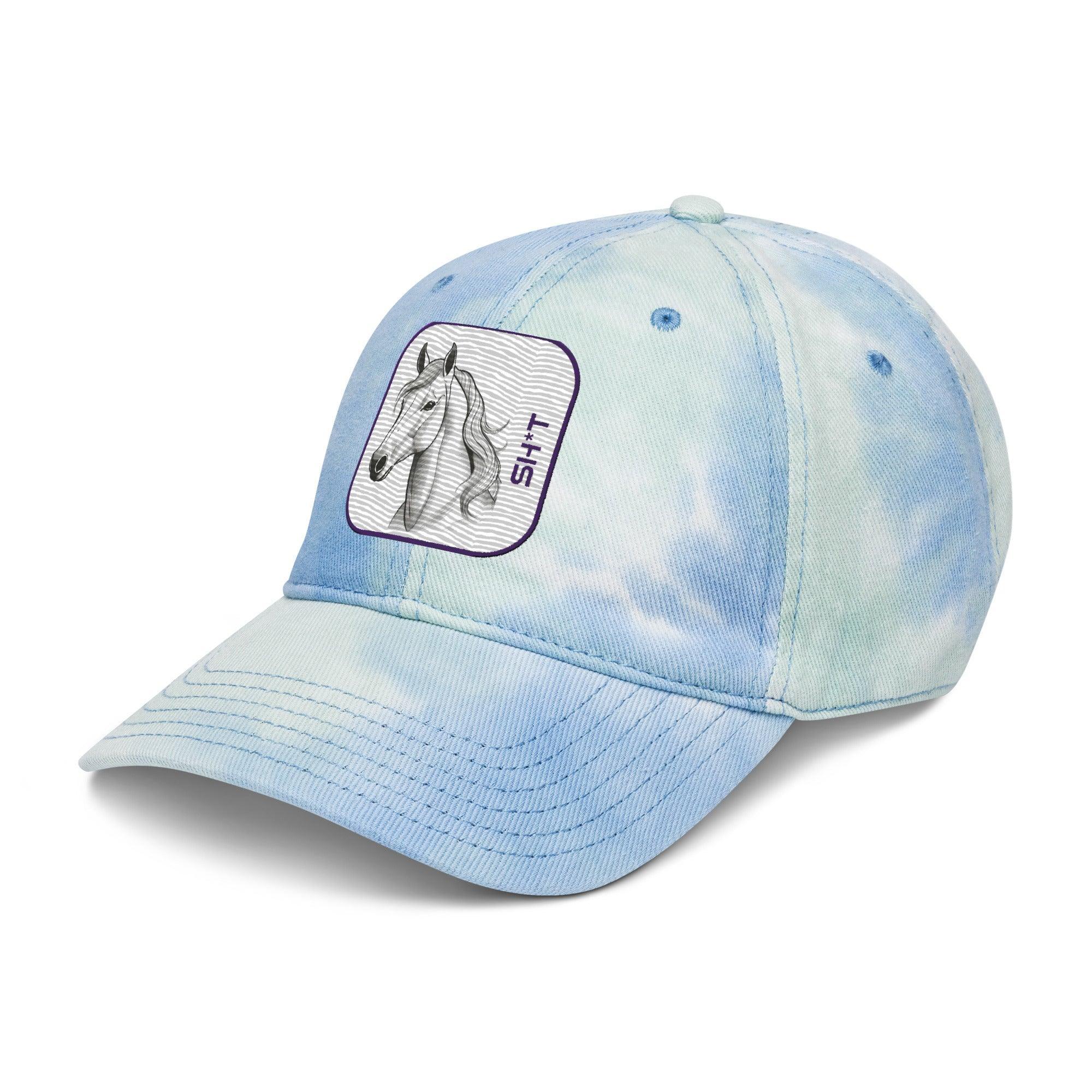 'Horse Sh*t' Tie dye hat - POMA Graphics