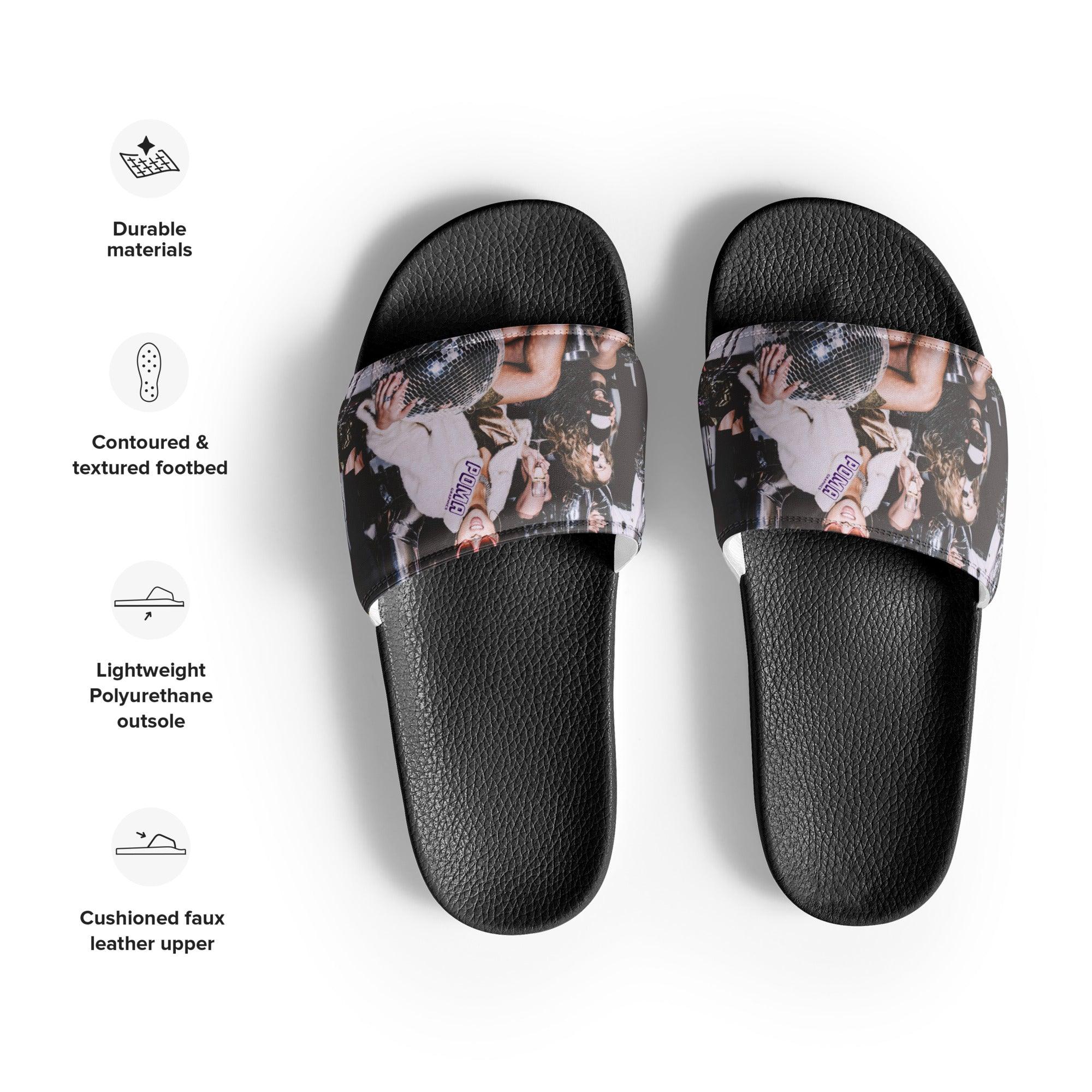 'Party' Women's slides - POMA Graphics