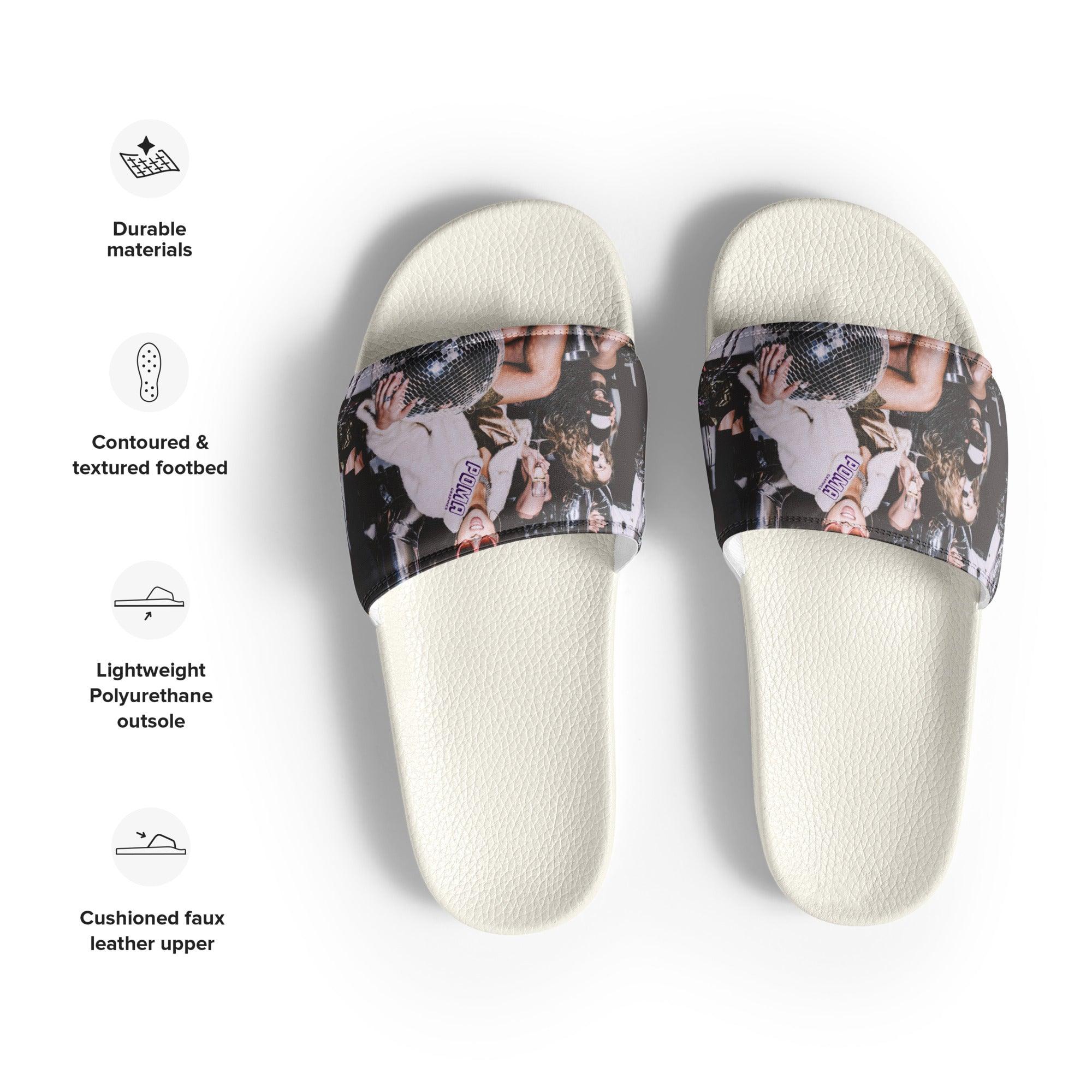 'Party' Women's slides - POMA Graphics