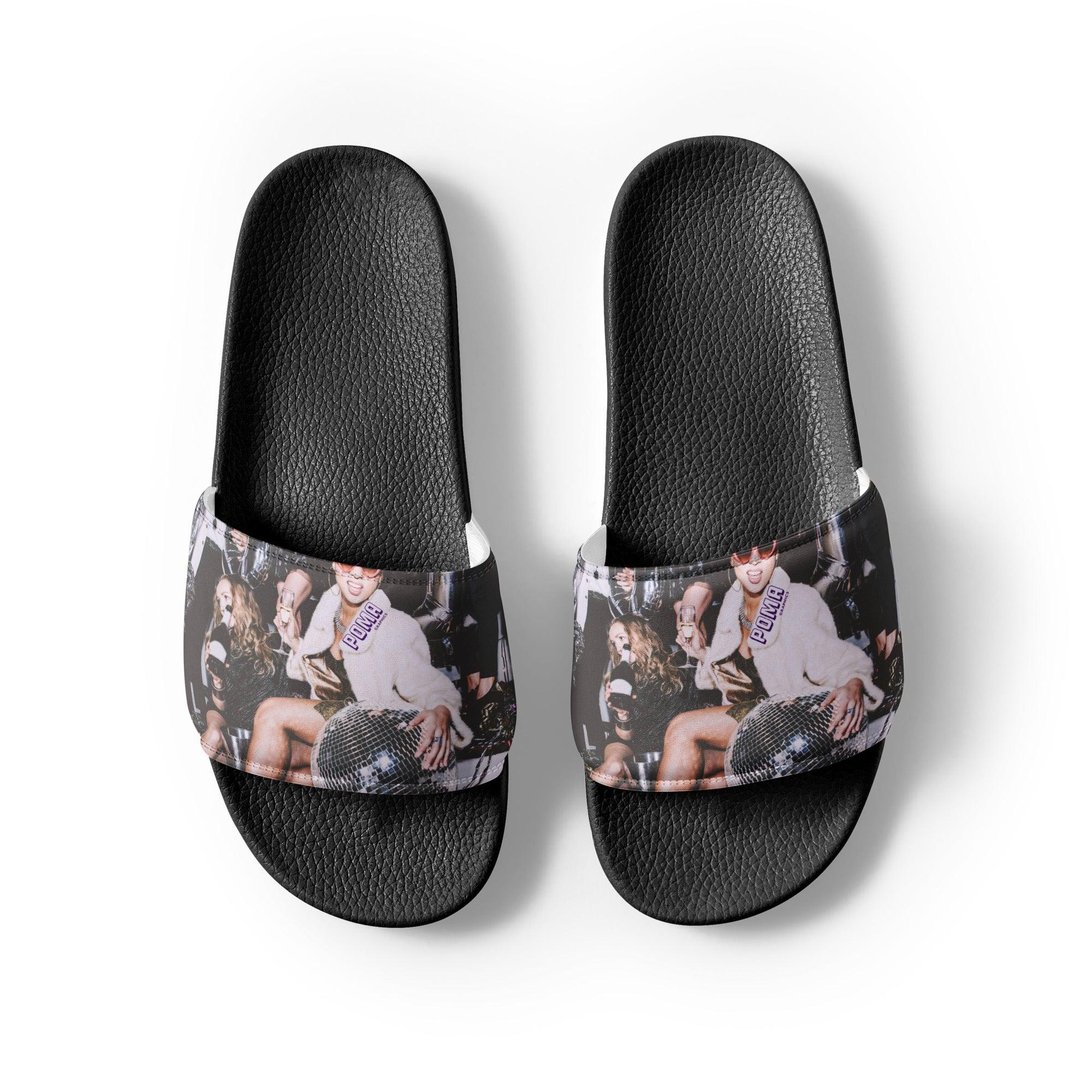 'Party' Women's slides - POMA Graphics