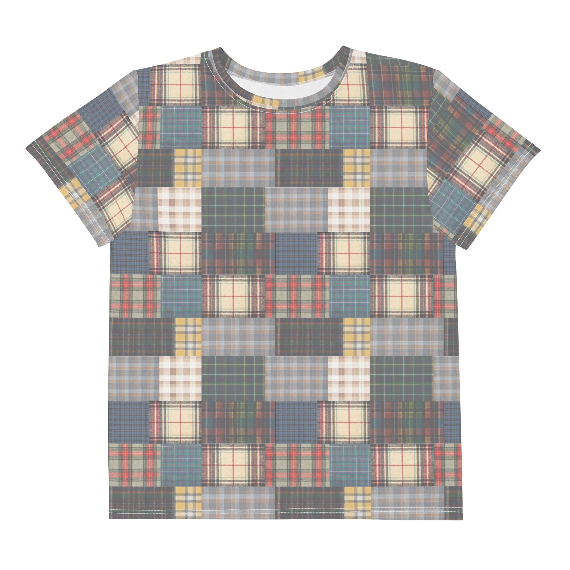 'Patchwork' Baby Tee - All Over Print - POMA Graphics