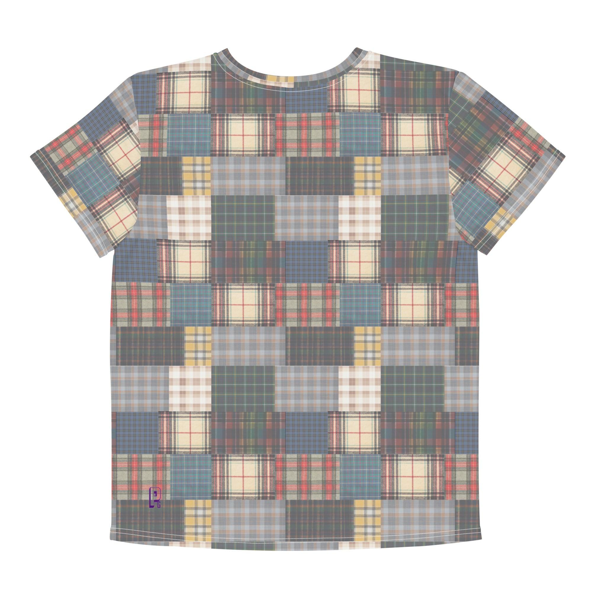 'Patchwork' Baby Tee - All Over Print - POMA Graphics