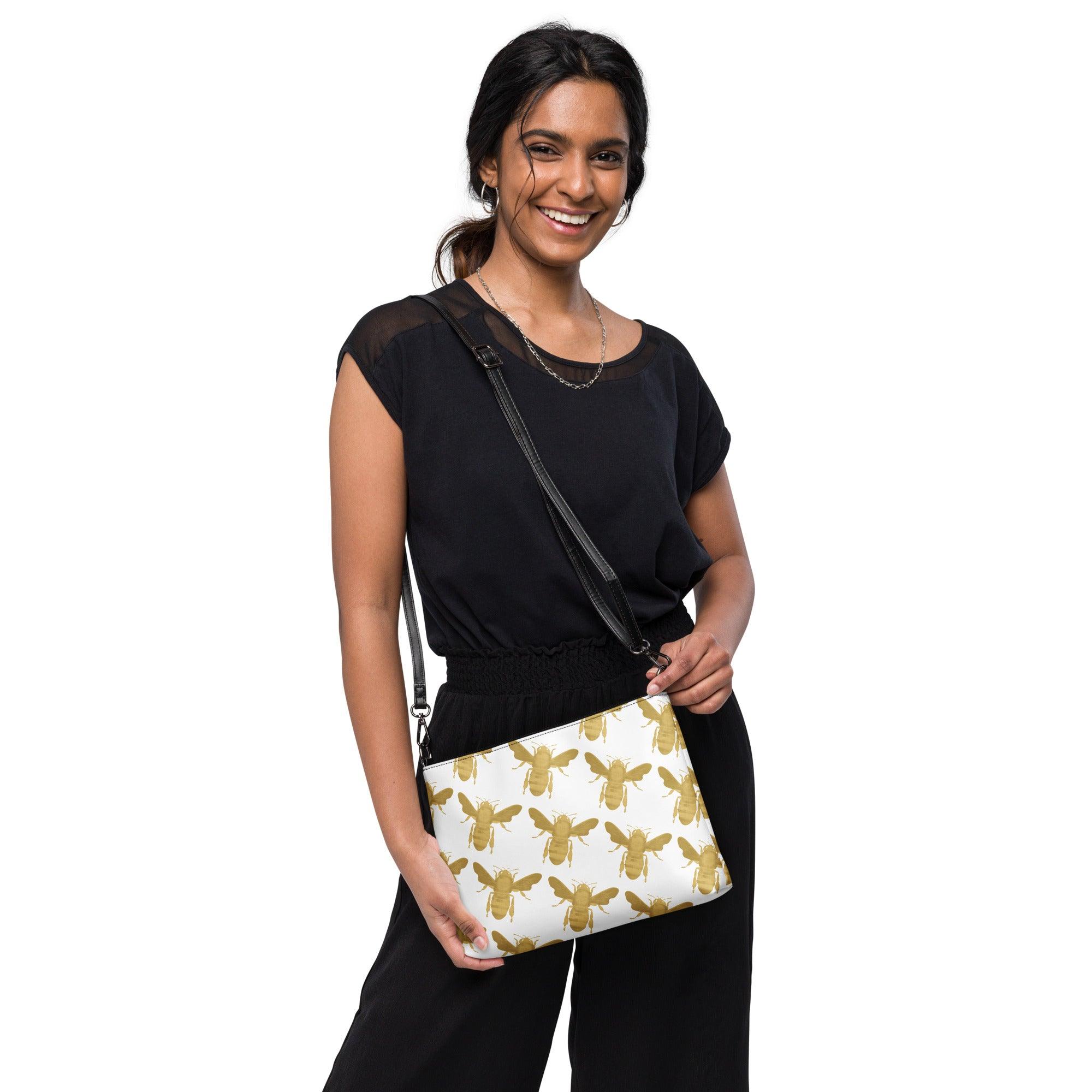 'POMA Golden Bee' Crossbody bag - POMA Graphics