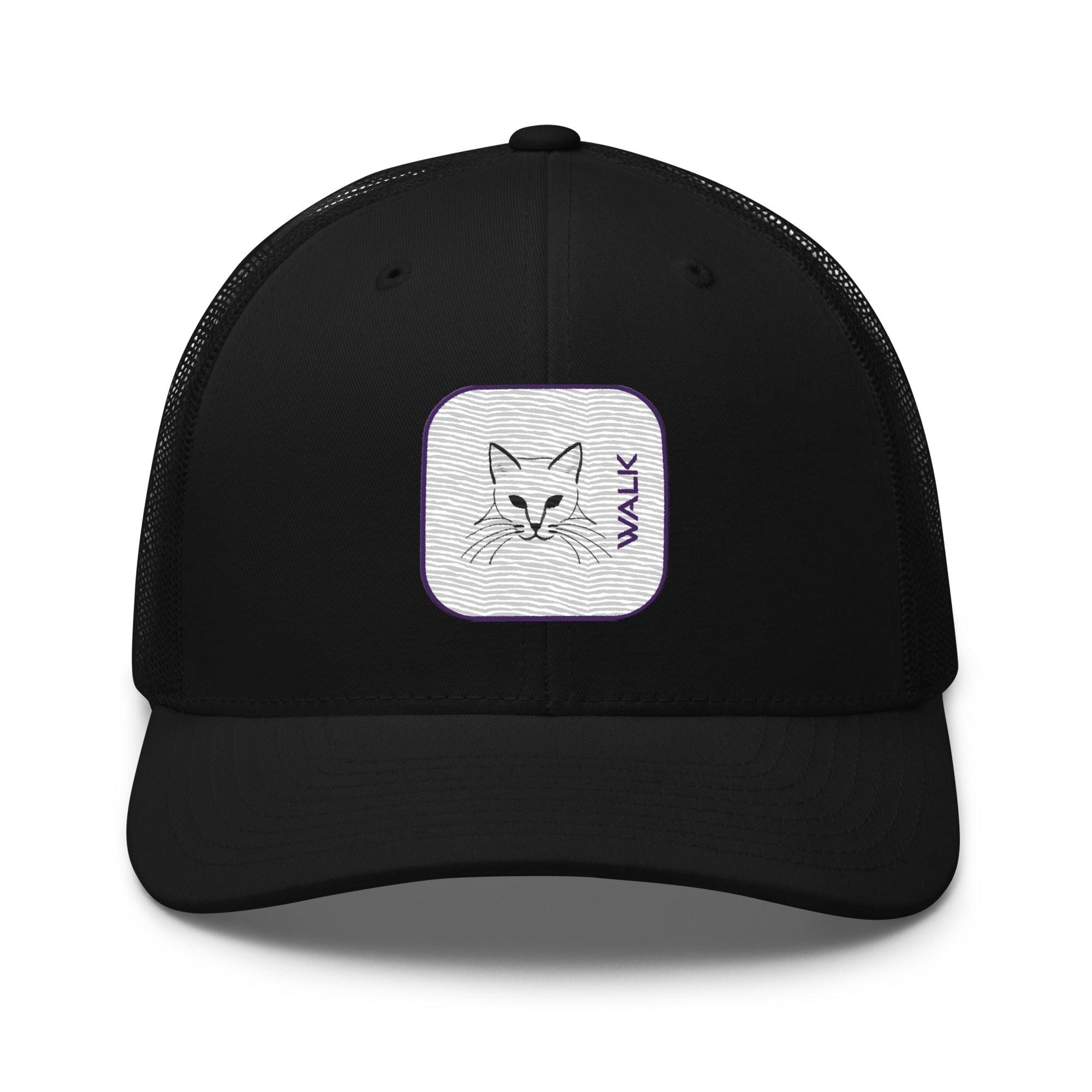 'Cat Walk' Retro Trucker Cap - POMA Graphics