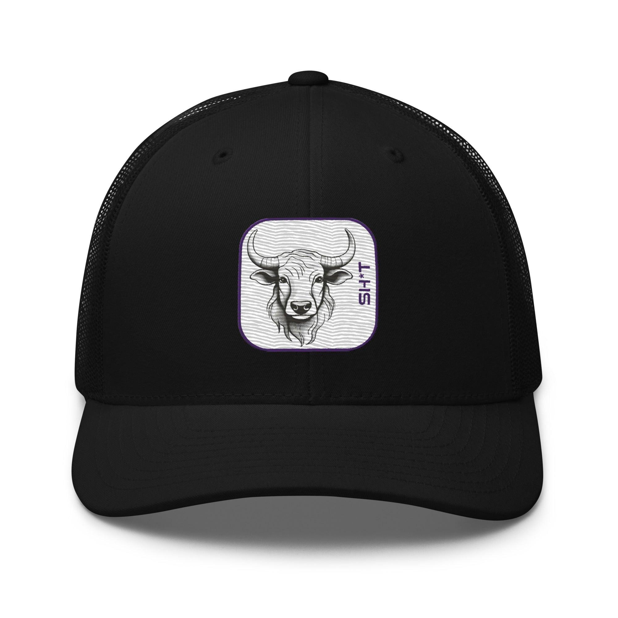 'Bull Sh*t' Retro Trucker Cap - POMA Graphics