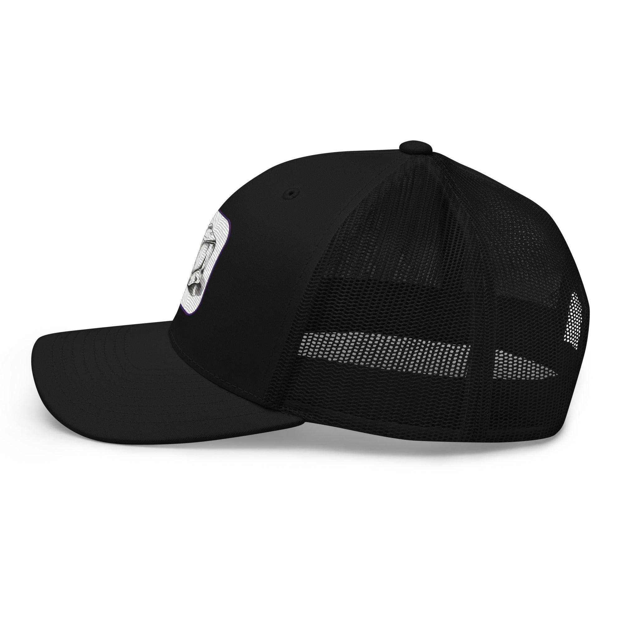 'Cold As Ice' Retro Trucker Cap - POMA Graphics