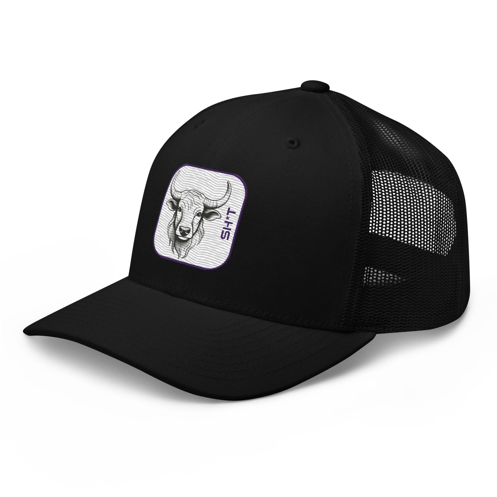 'Bull Sh*t' Retro Trucker Cap - POMA Graphics