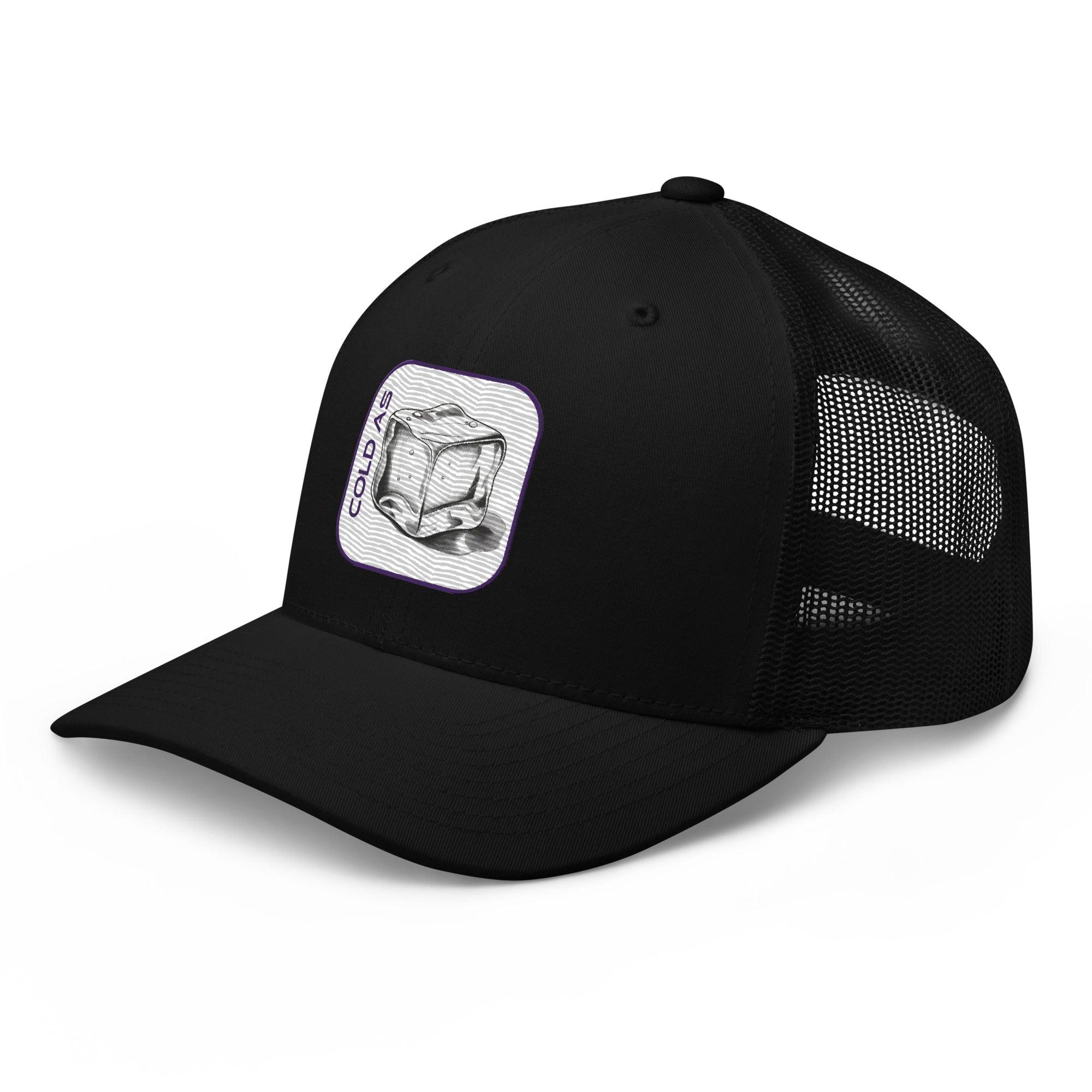 'Cold As Ice' Retro Trucker Cap - POMA Graphics