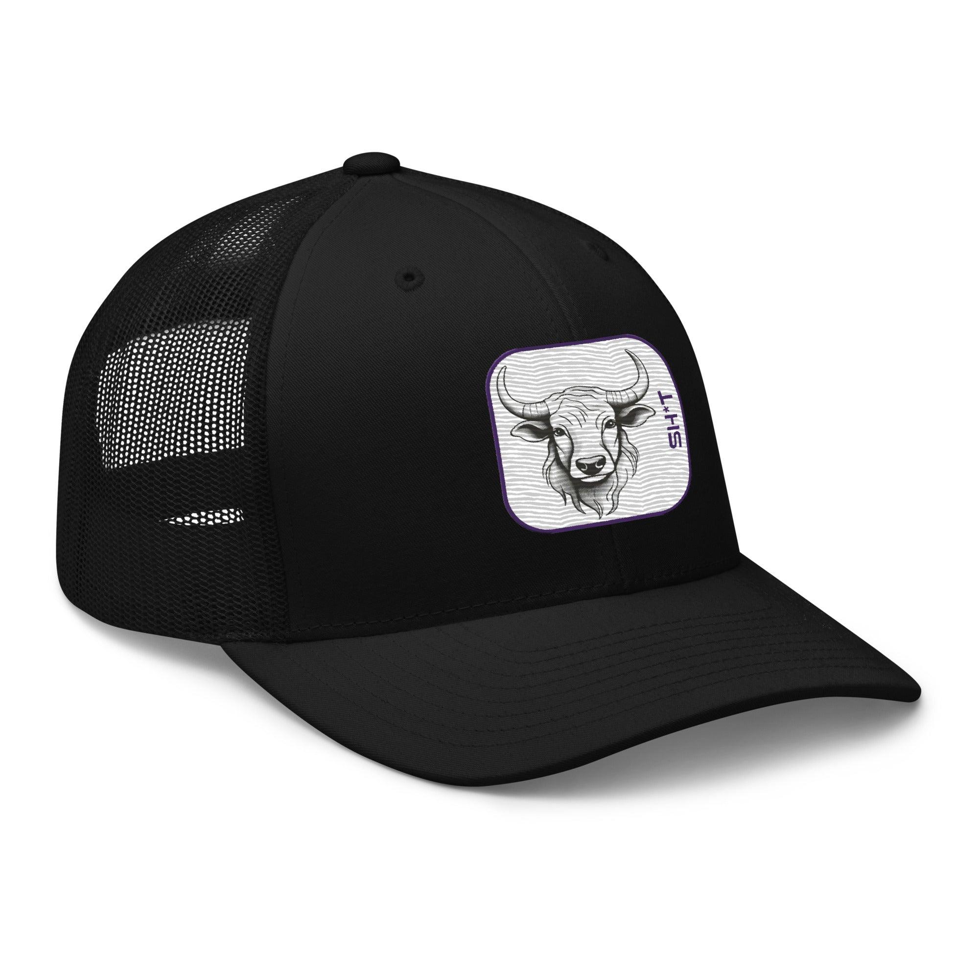 'Bull Sh*t' Retro Trucker Cap - POMA Graphics