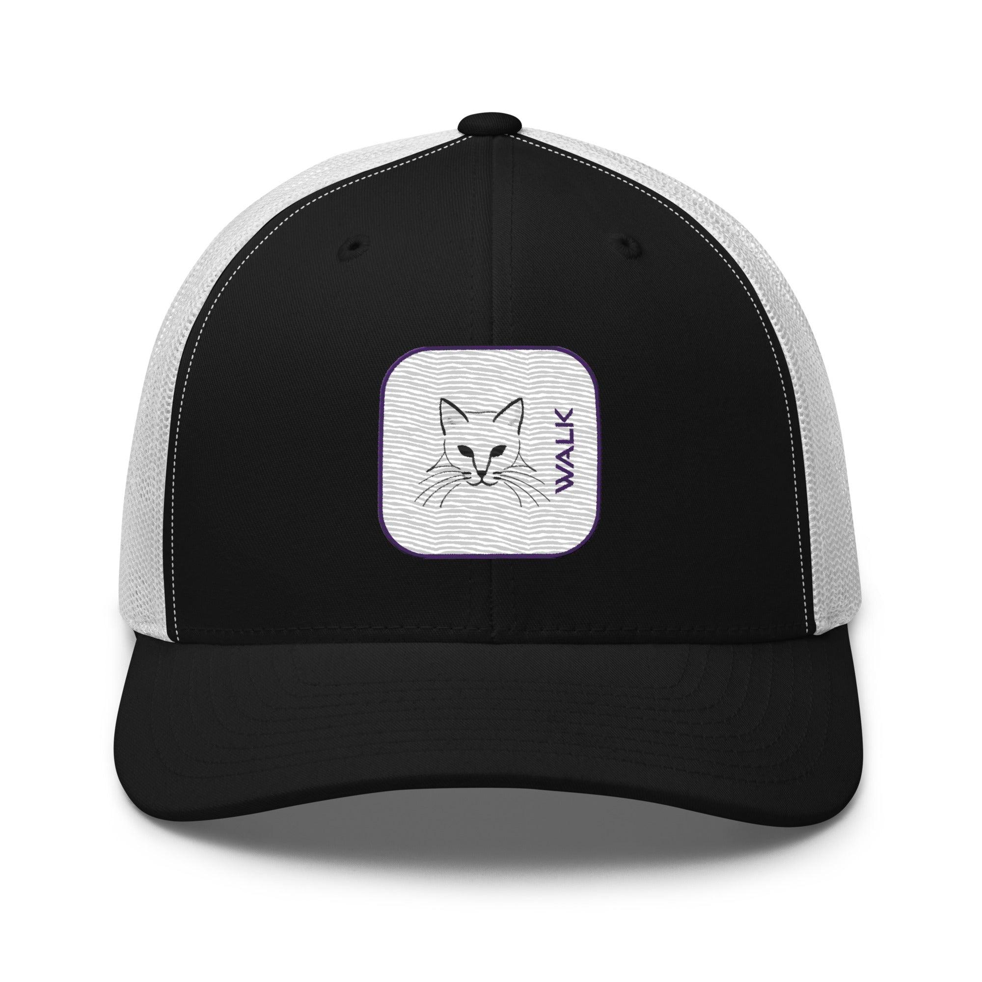 'Cat Walk' Retro Trucker Cap - POMA Graphics