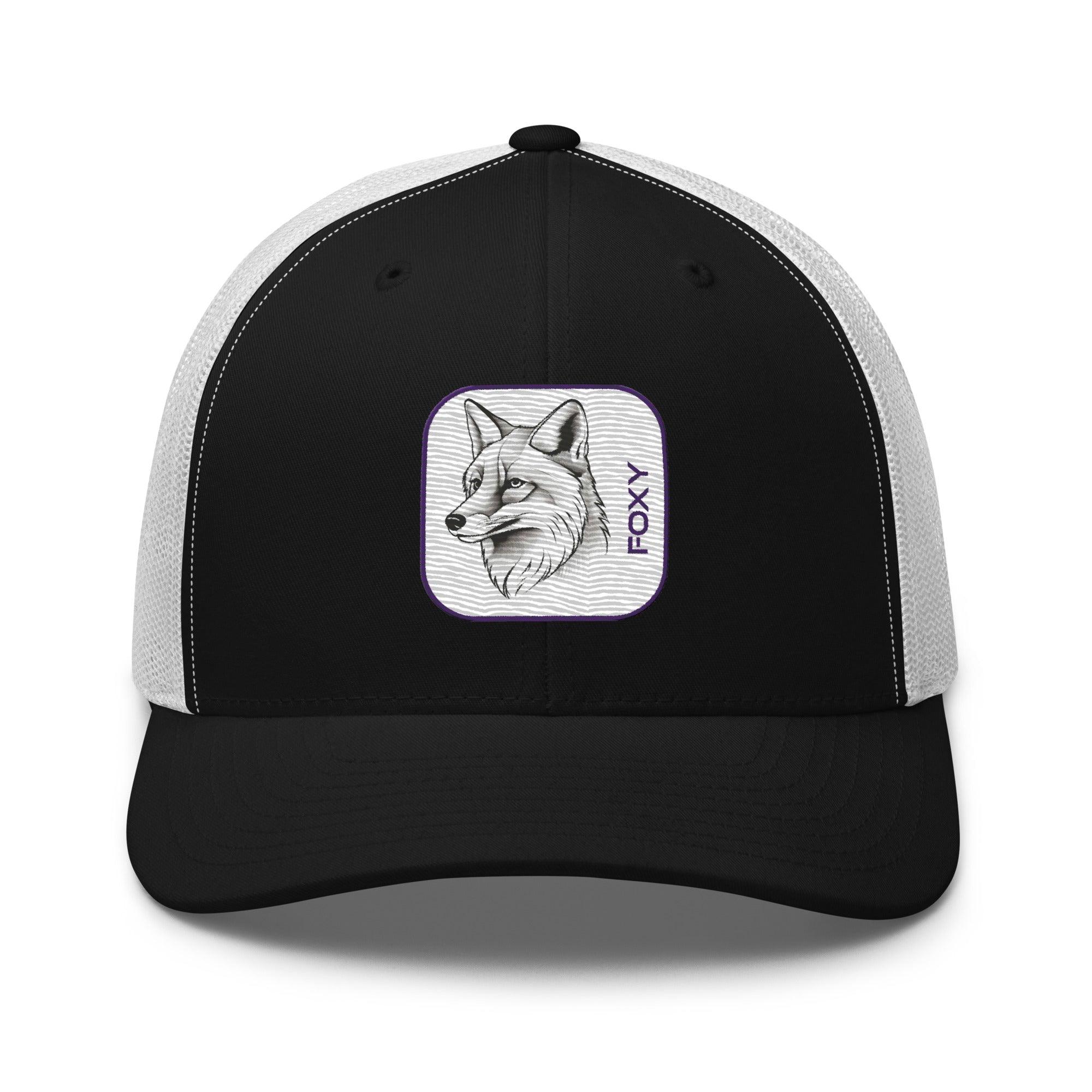 'Foxy' Retro Trucker Cap - POMA Graphics