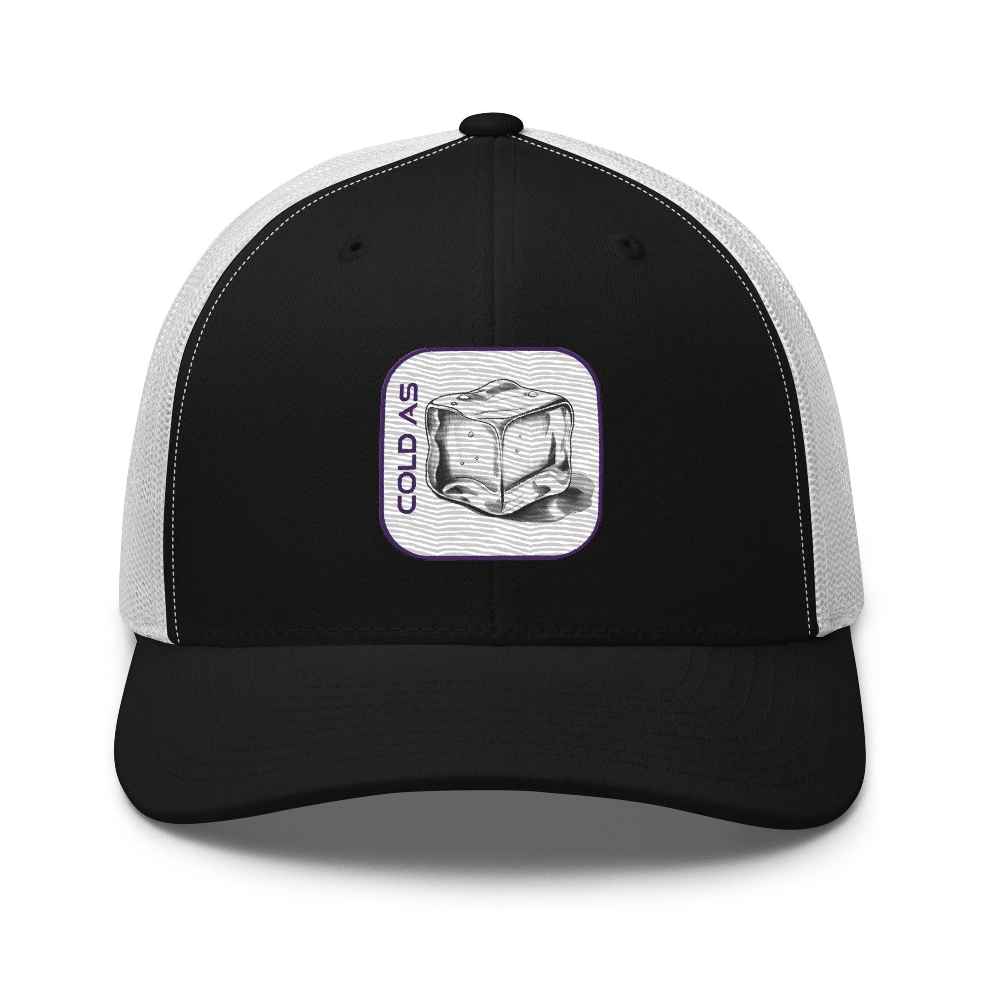 'Cold As Ice' Retro Trucker Cap - POMA Graphics