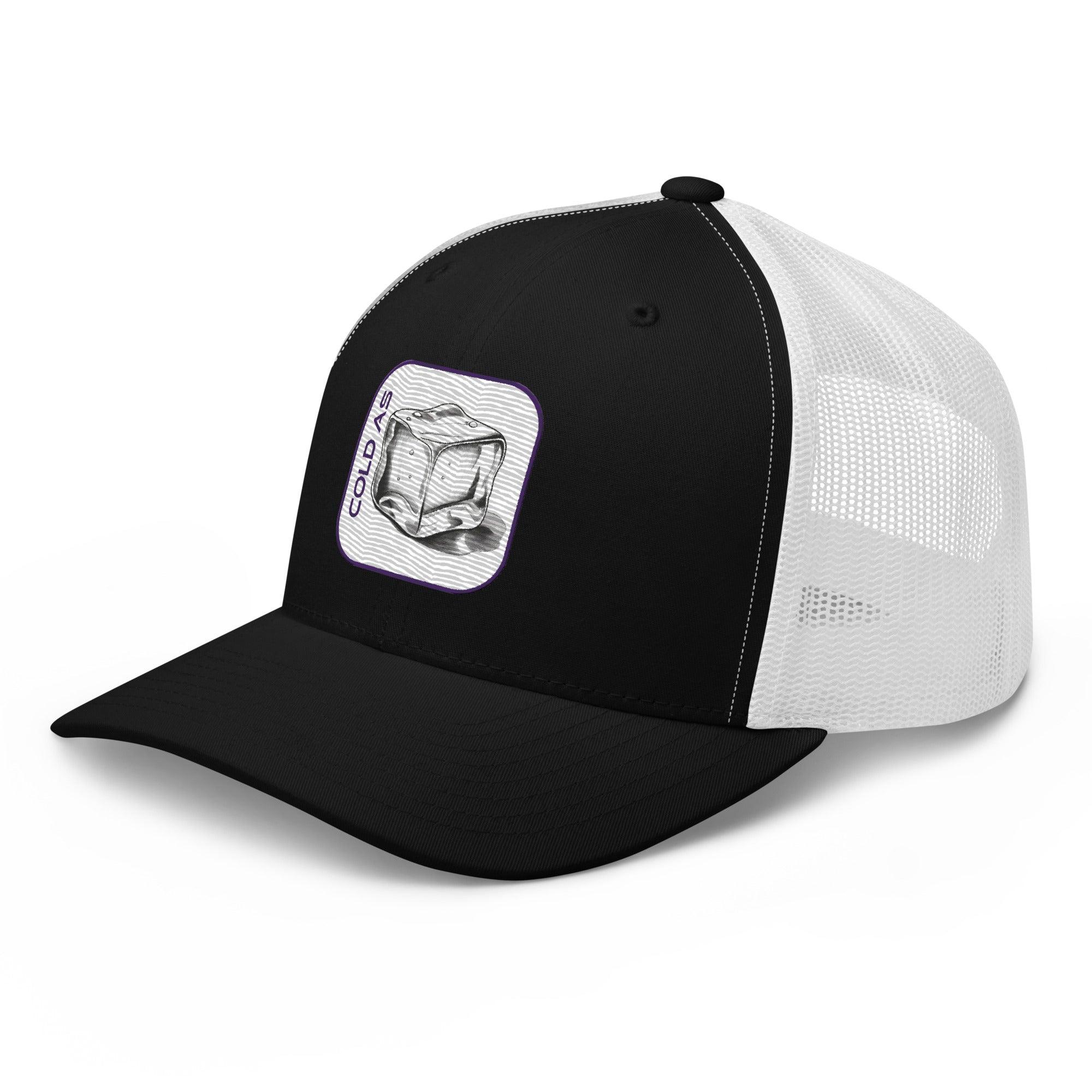 'Cold As Ice' Retro Trucker Cap - POMA Graphics