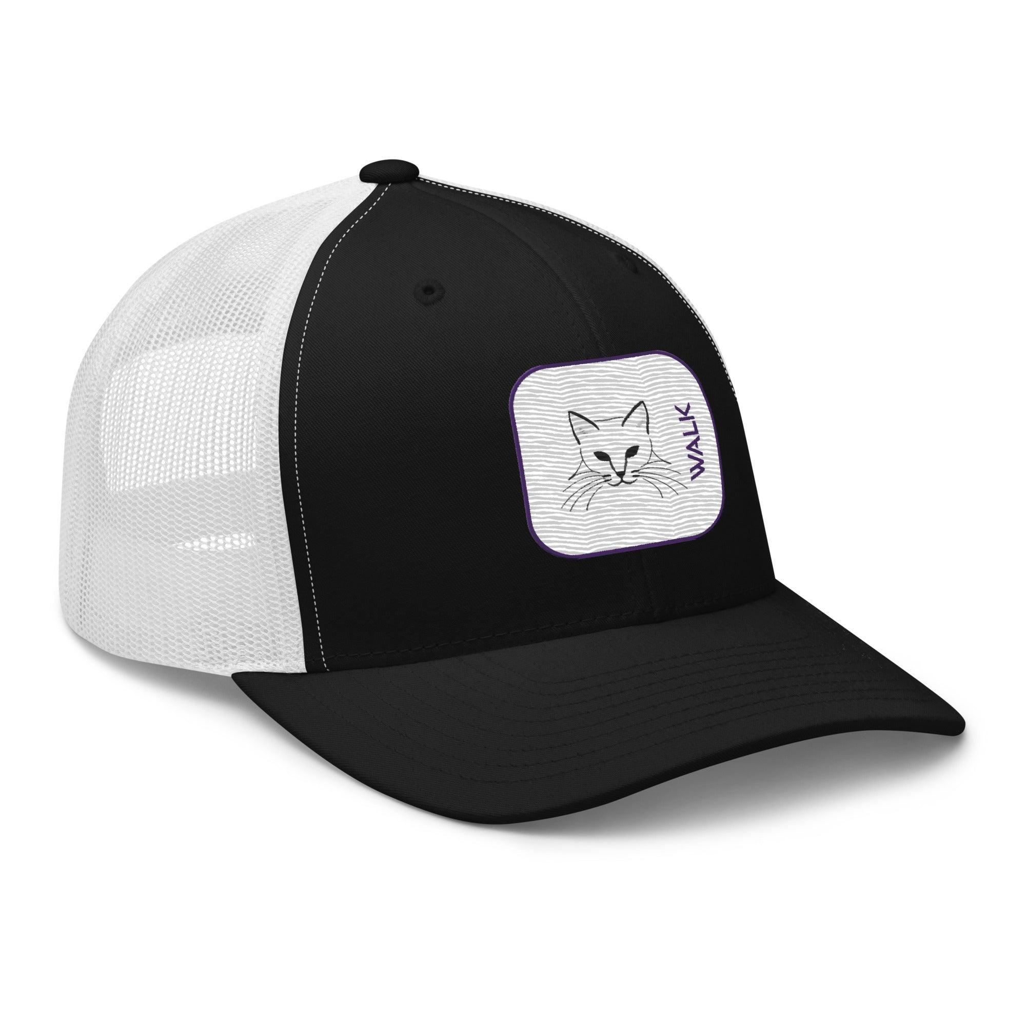 'Cat Walk' Retro Trucker Cap - POMA Graphics