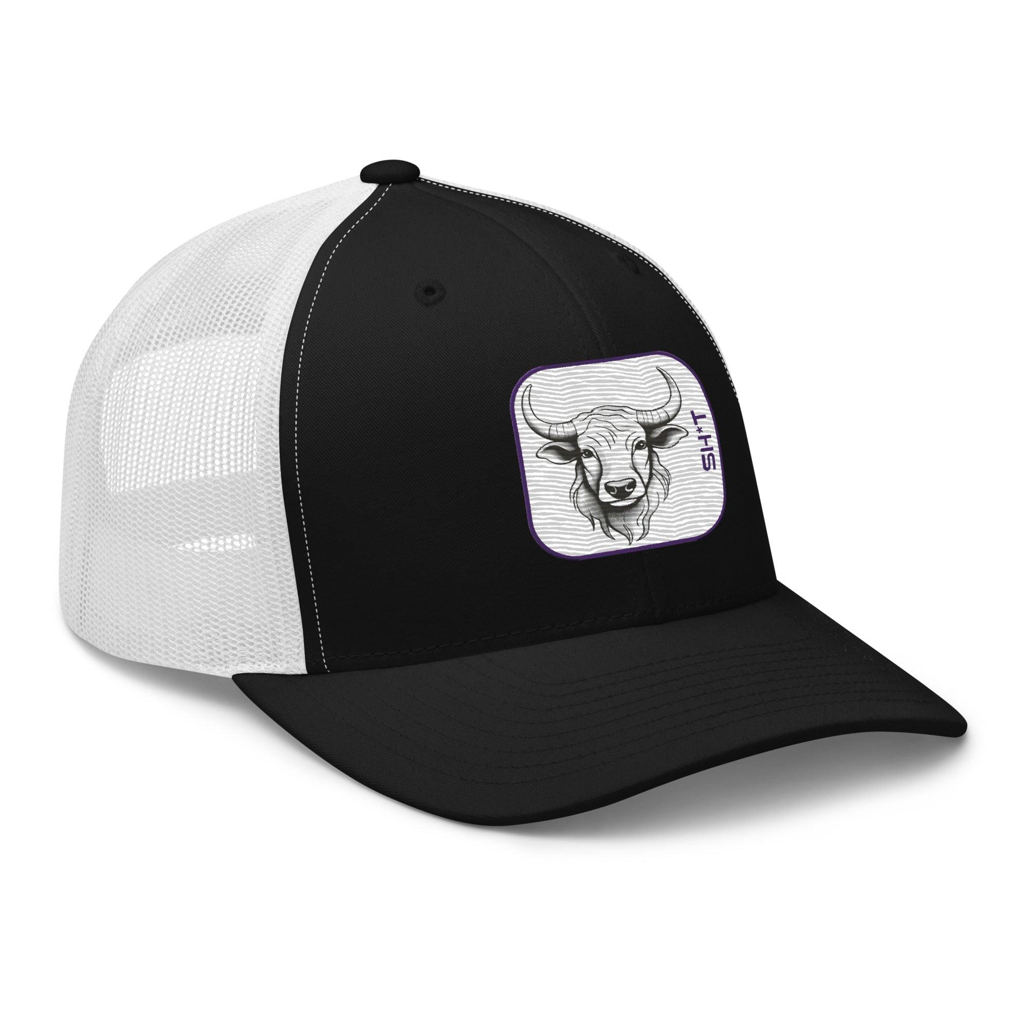 'Bull Sh*t' Retro Trucker Cap - POMA Graphics