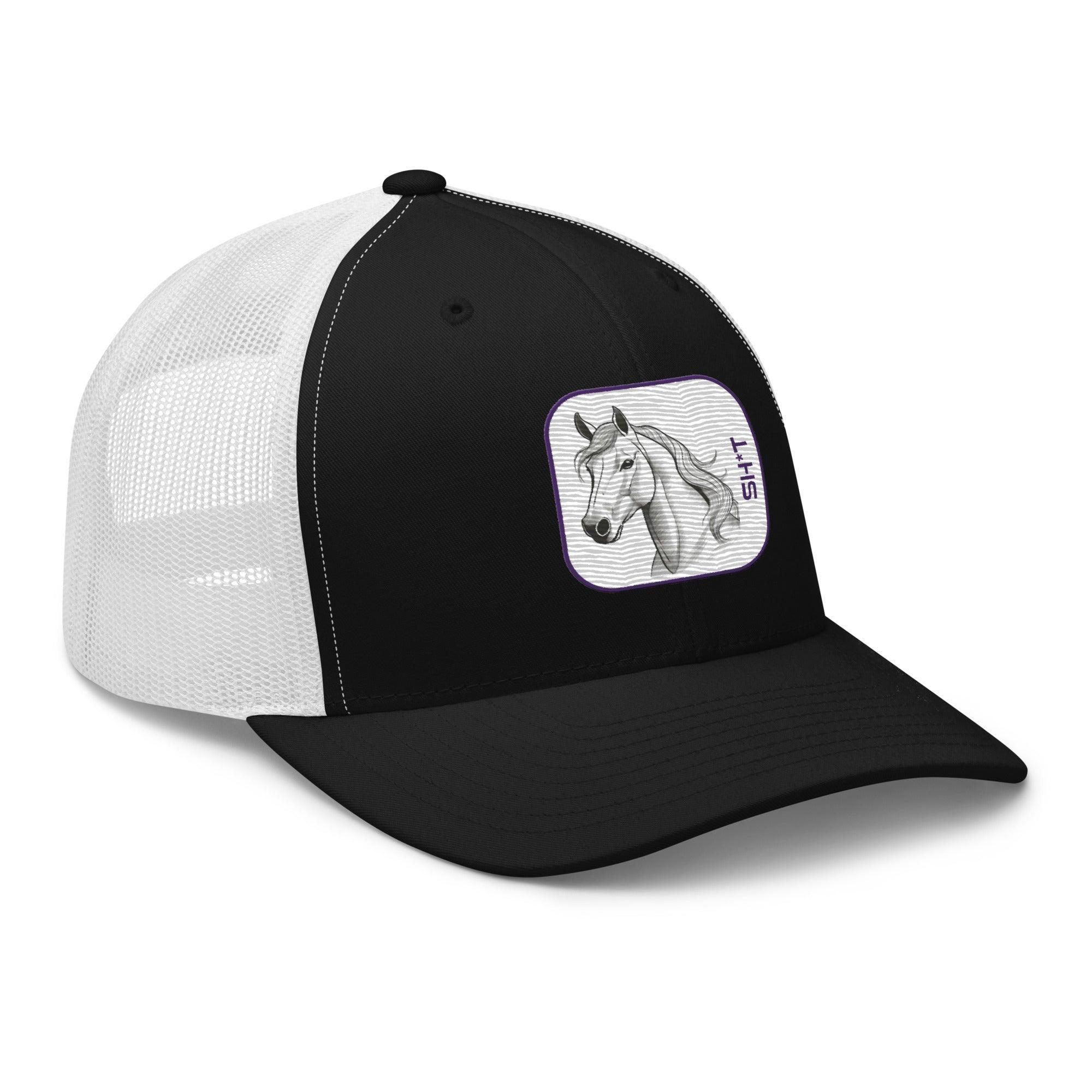 'Horse Sh*t' Retro Trucker Cap - POMA Graphics